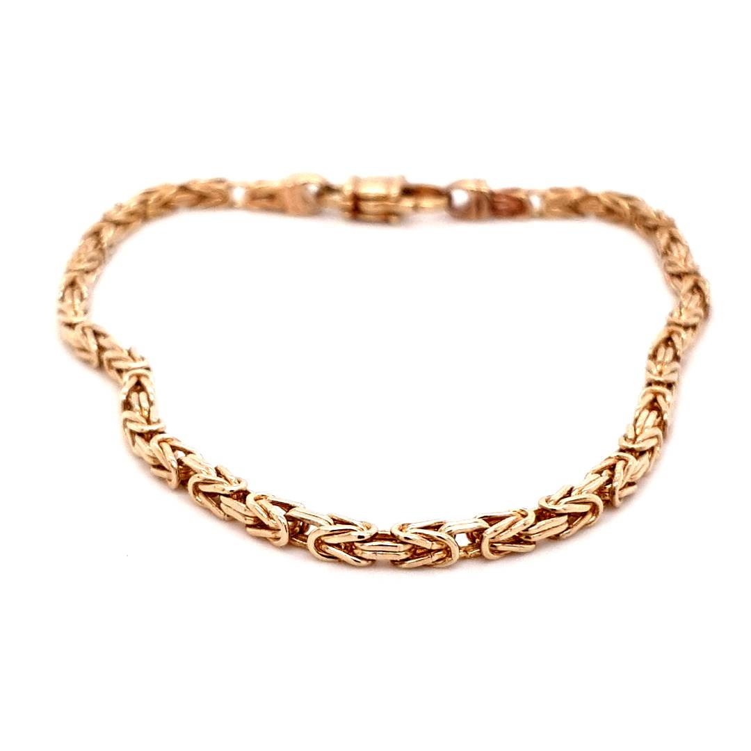 Königskettenarmband Gold Unisex 2,6 mm Schmuck