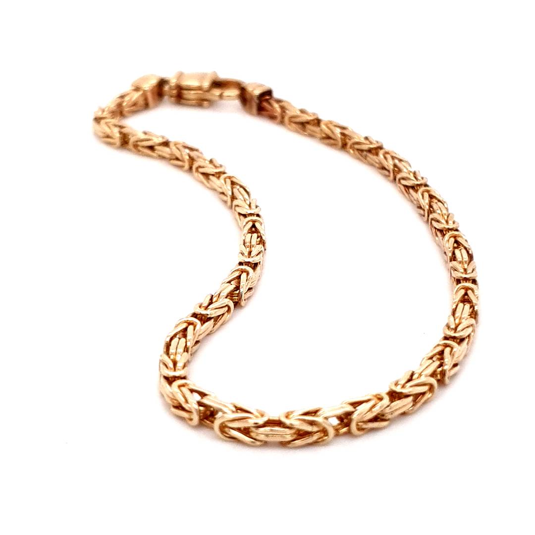 Königskettenarmband Gold Unisex 2,6 mm Schmuck