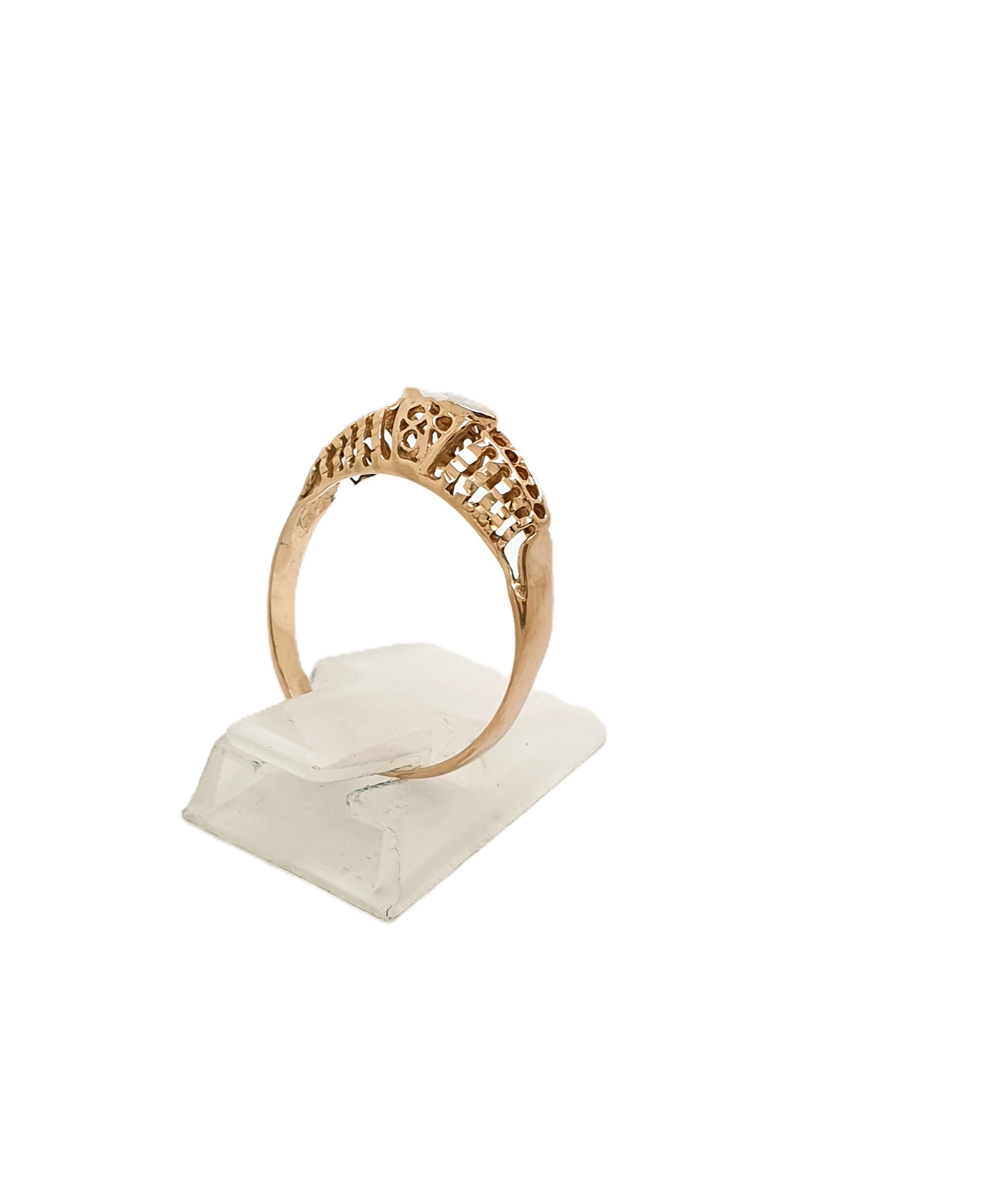 Gold Ring 585 14kt Gr.57