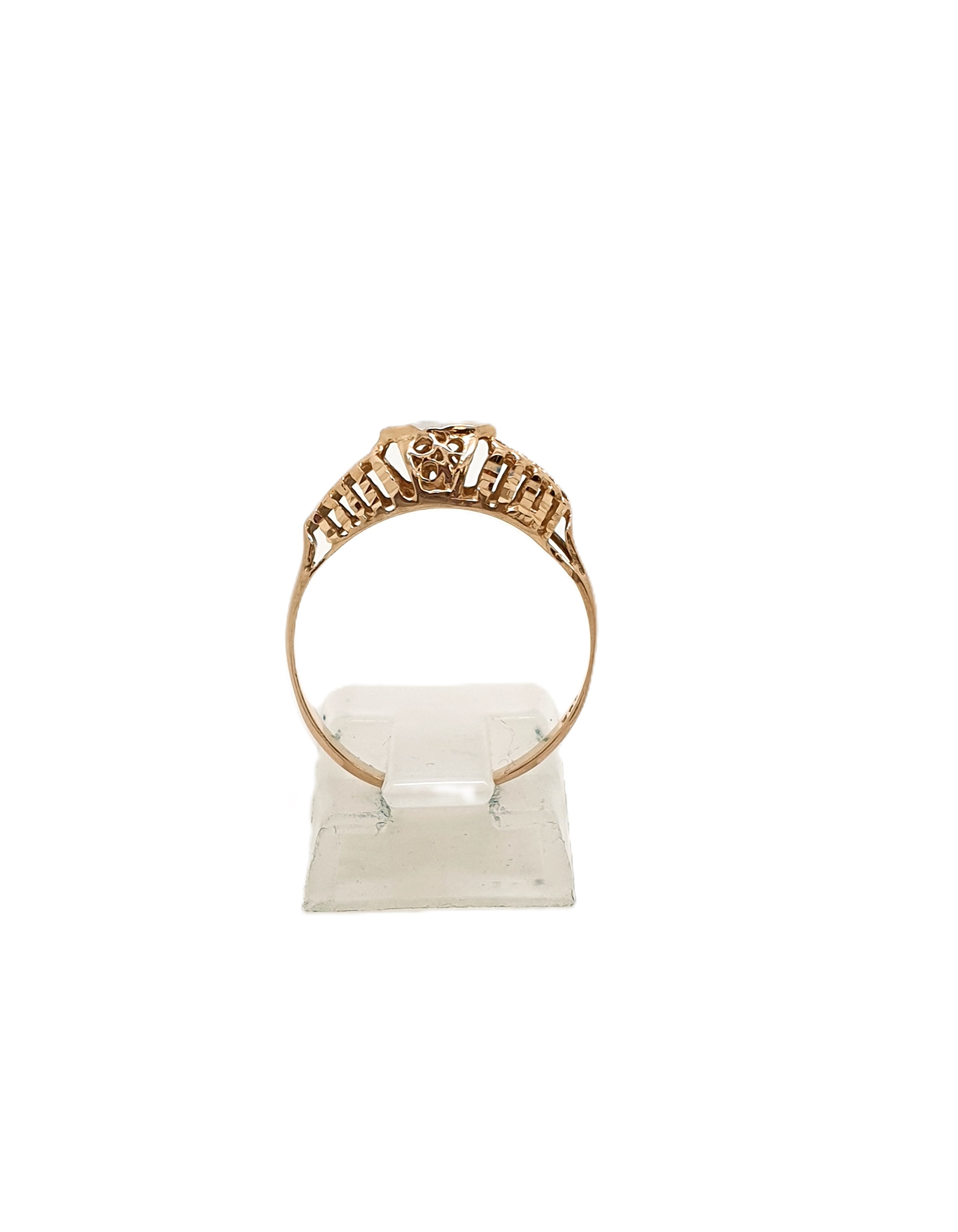Gold Ring 585 14kt Gr.57
