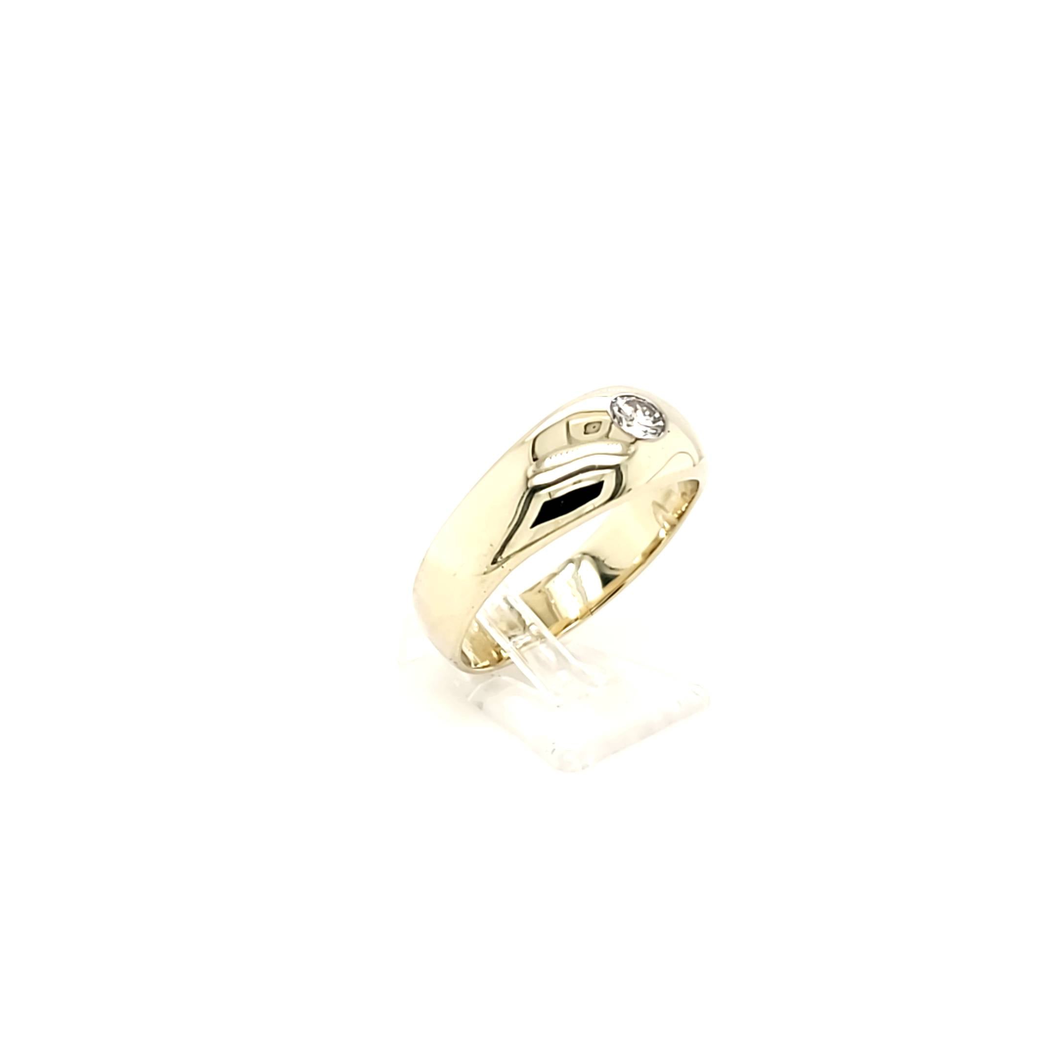 Brillantring Gelbgold 585 Gr.69