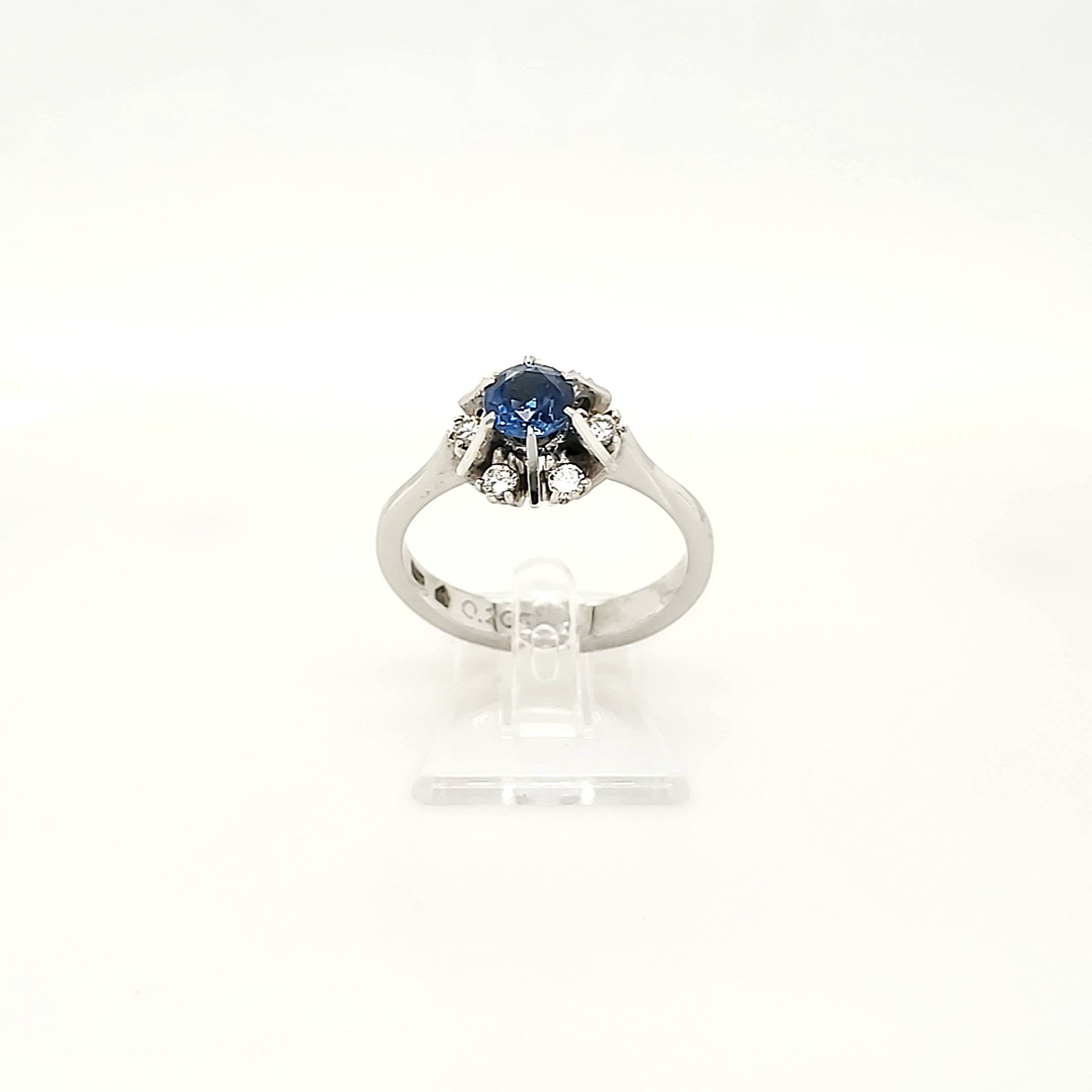 Ring Weißgold 750 Gr.55 Brillanten
