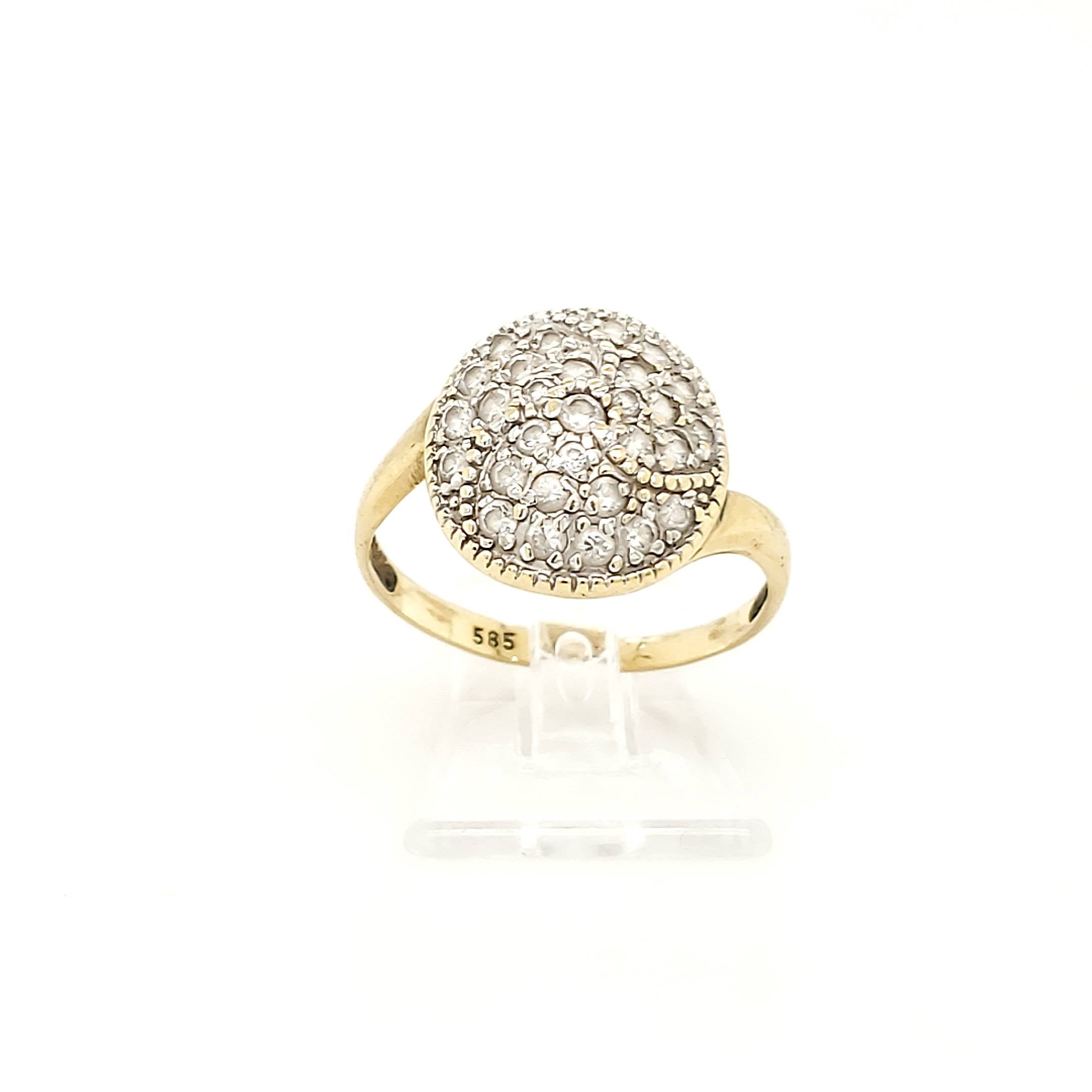 Ring Gelbgold 585 Gr.58
