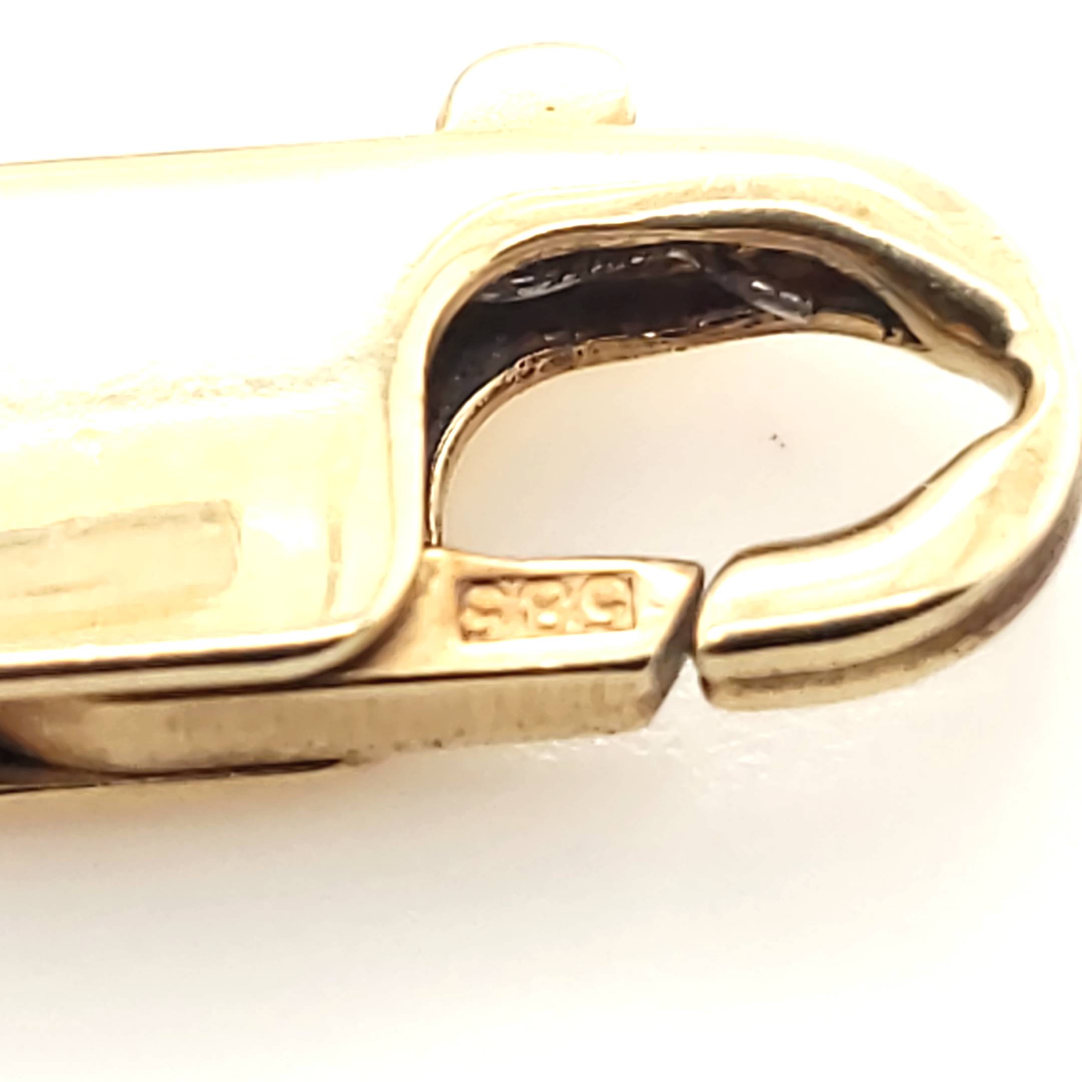 Bohnenkette Gelbgold 585/14kt ca.60cm lang