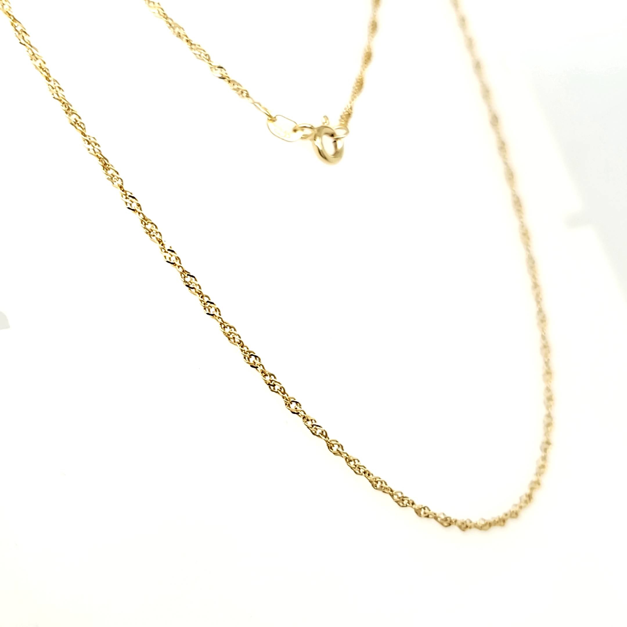 Kette Gelbgold 375 ca. 50cm
