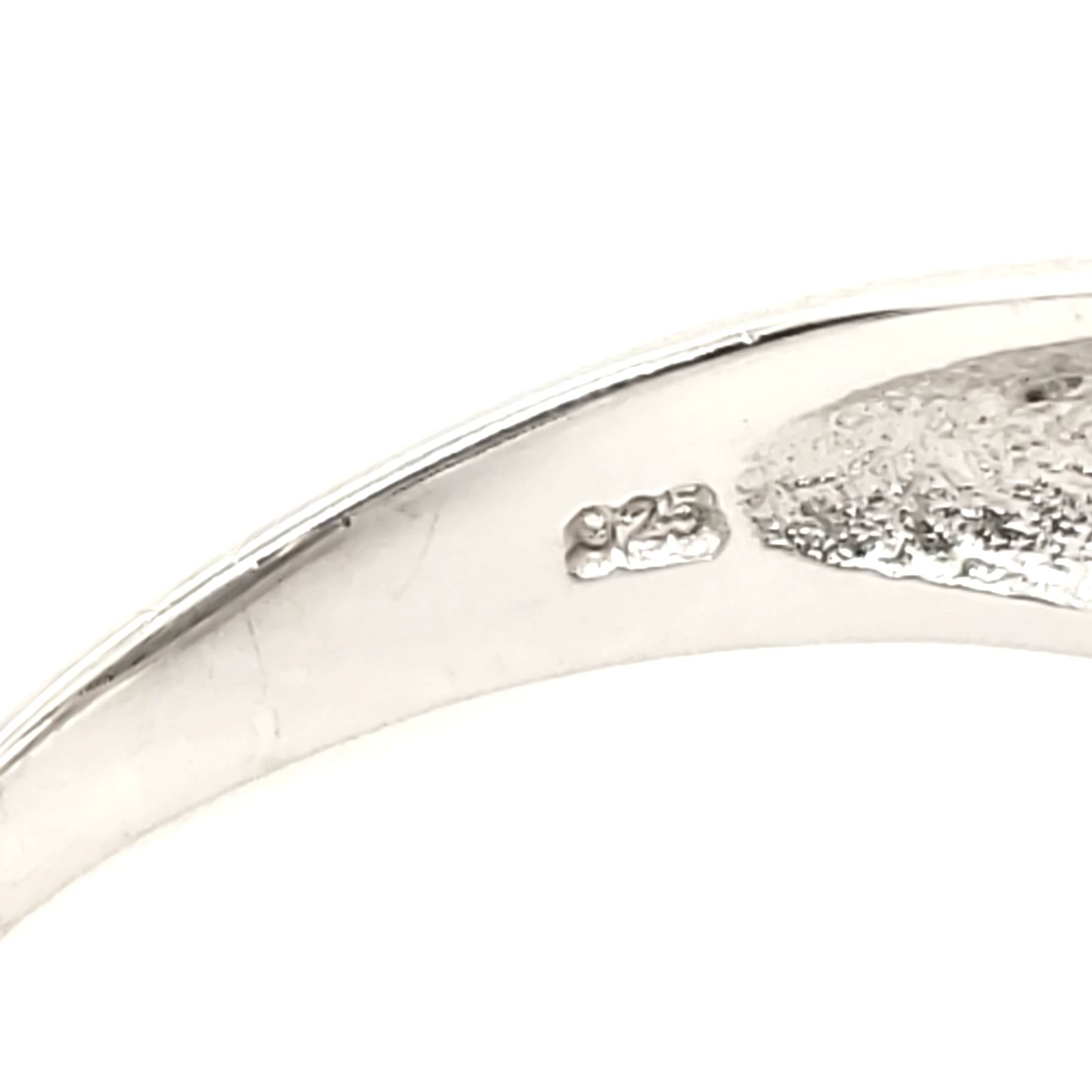 Ring Silber 925 Schmucksteine Gr.57