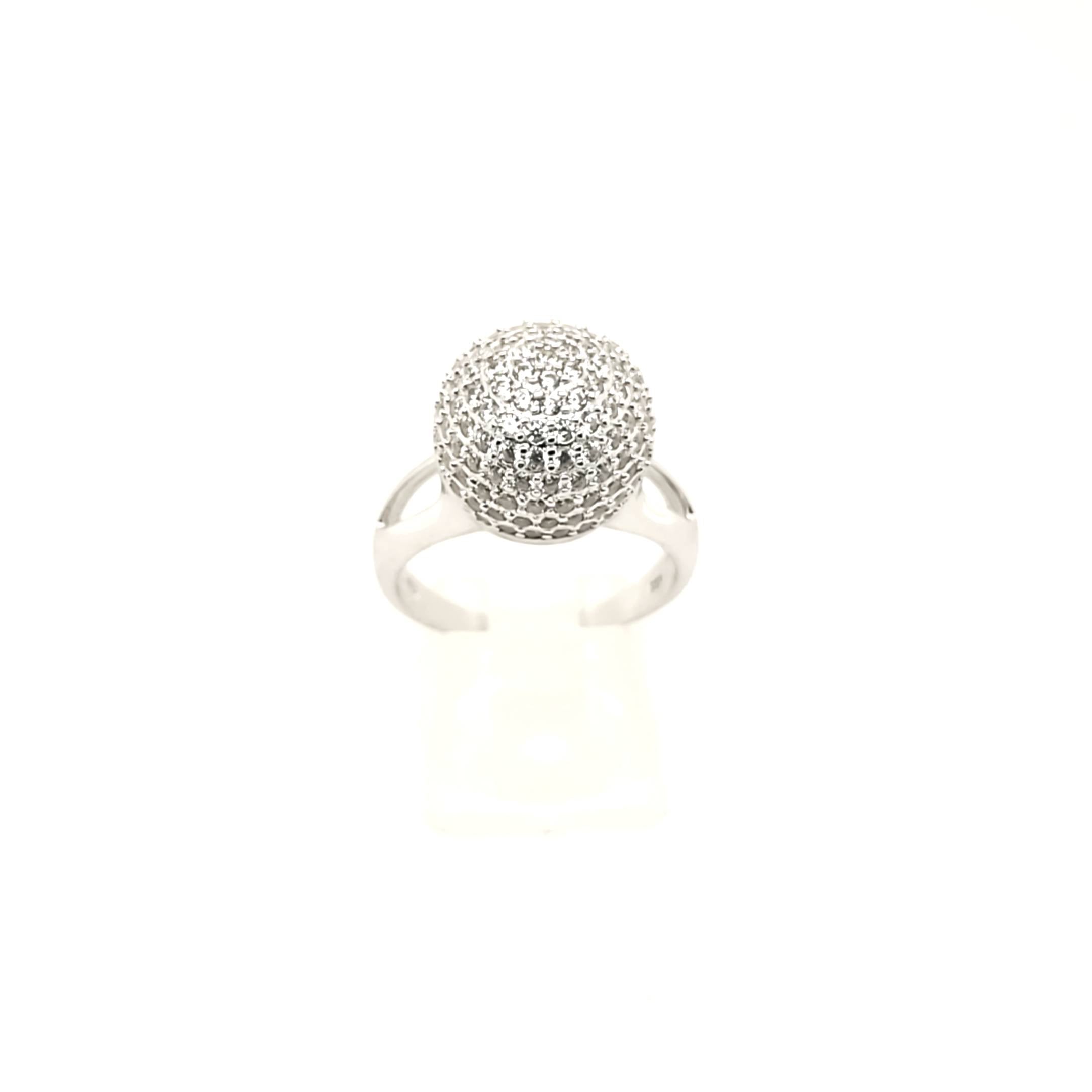 Ring Silber 925 Schmucksteine Gr.57