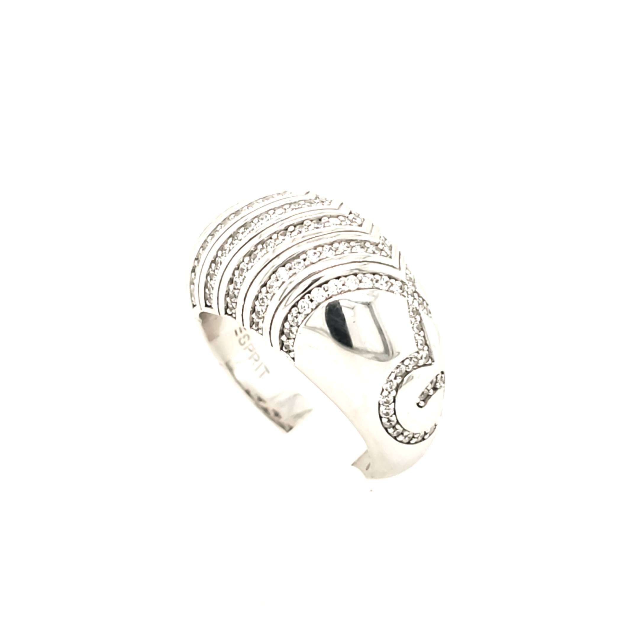 Ring Silber 925 Schmucksteine Gr.56