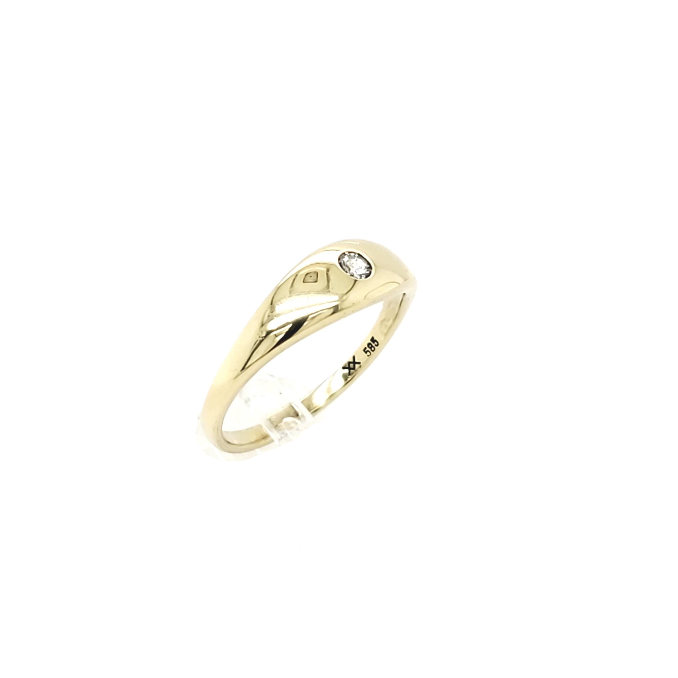 Ring Gelbgold 585 Gr.59