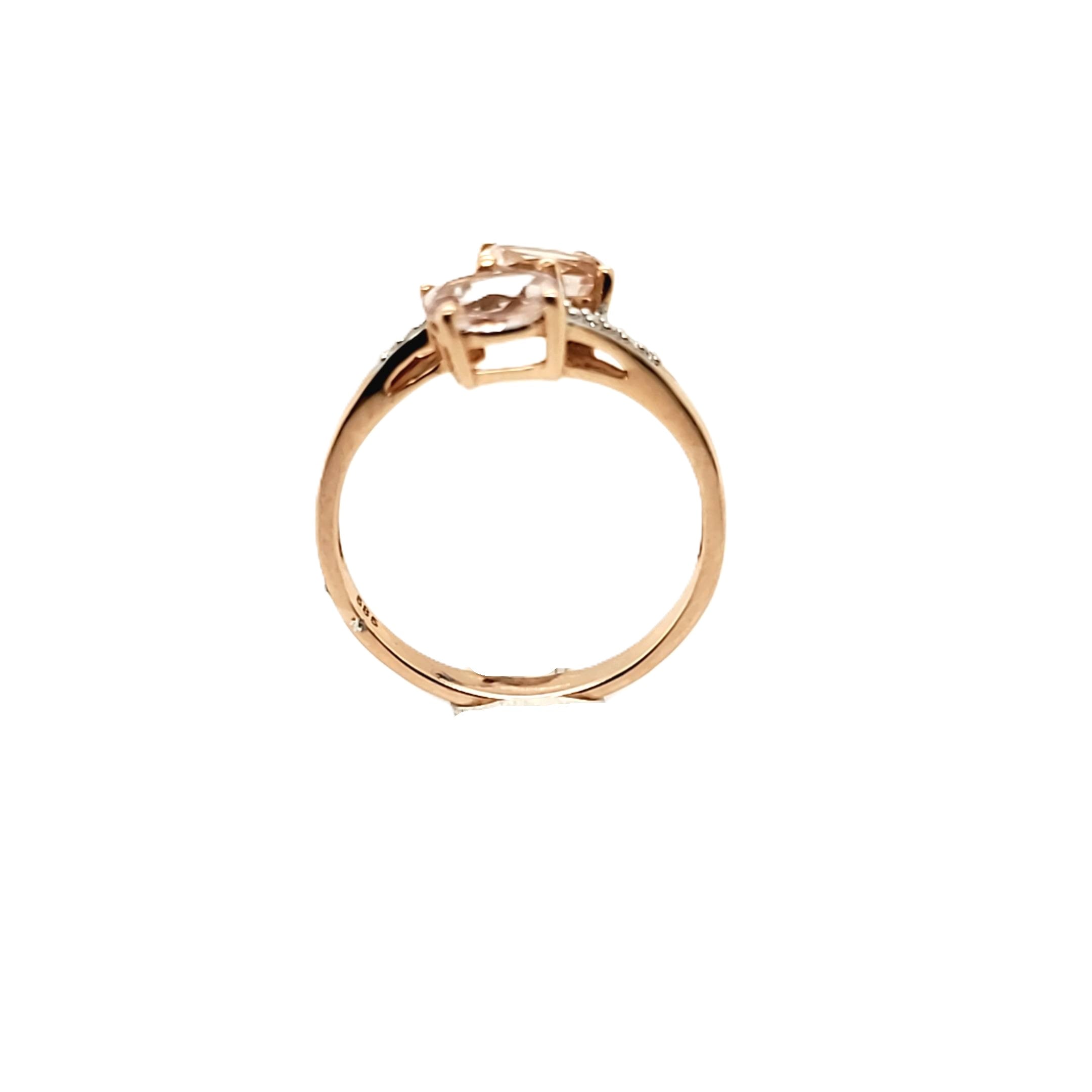 Damen Ring Rotgold 585/14kt Gr.63