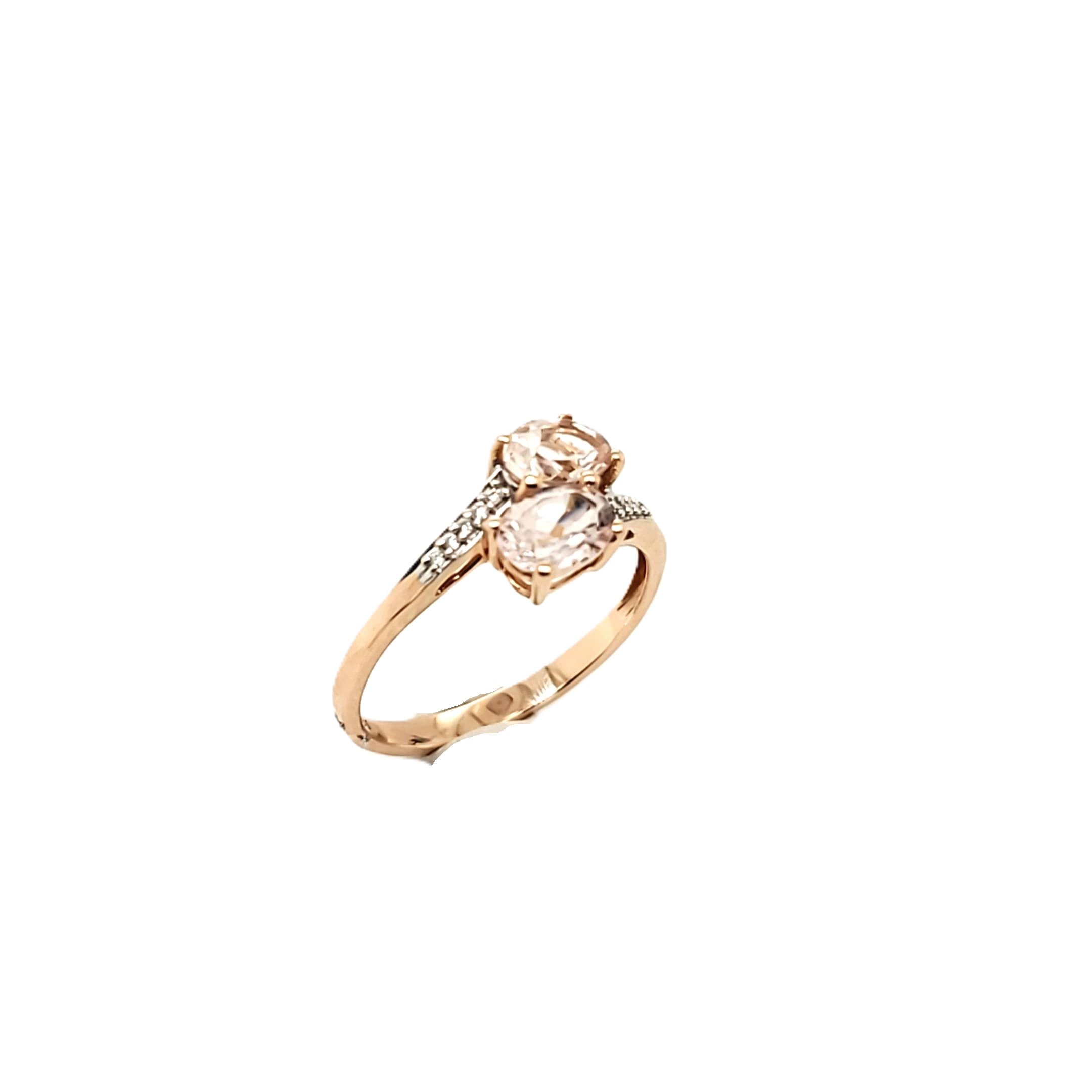 Damen Ring Rotgold 585/14kt Gr.63