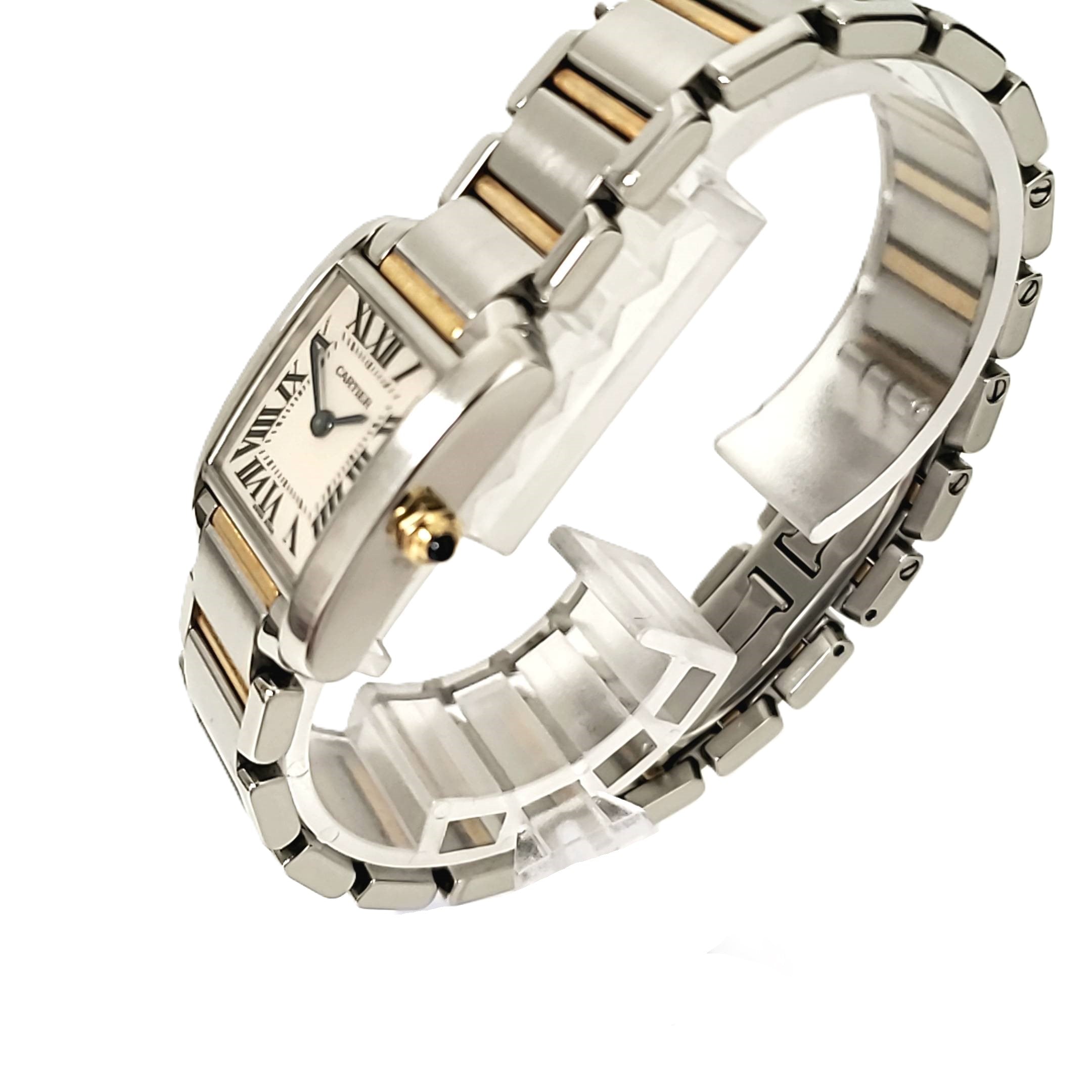 Cartier Tank Franchaise 20x25mm 2384 1999 im Fullset