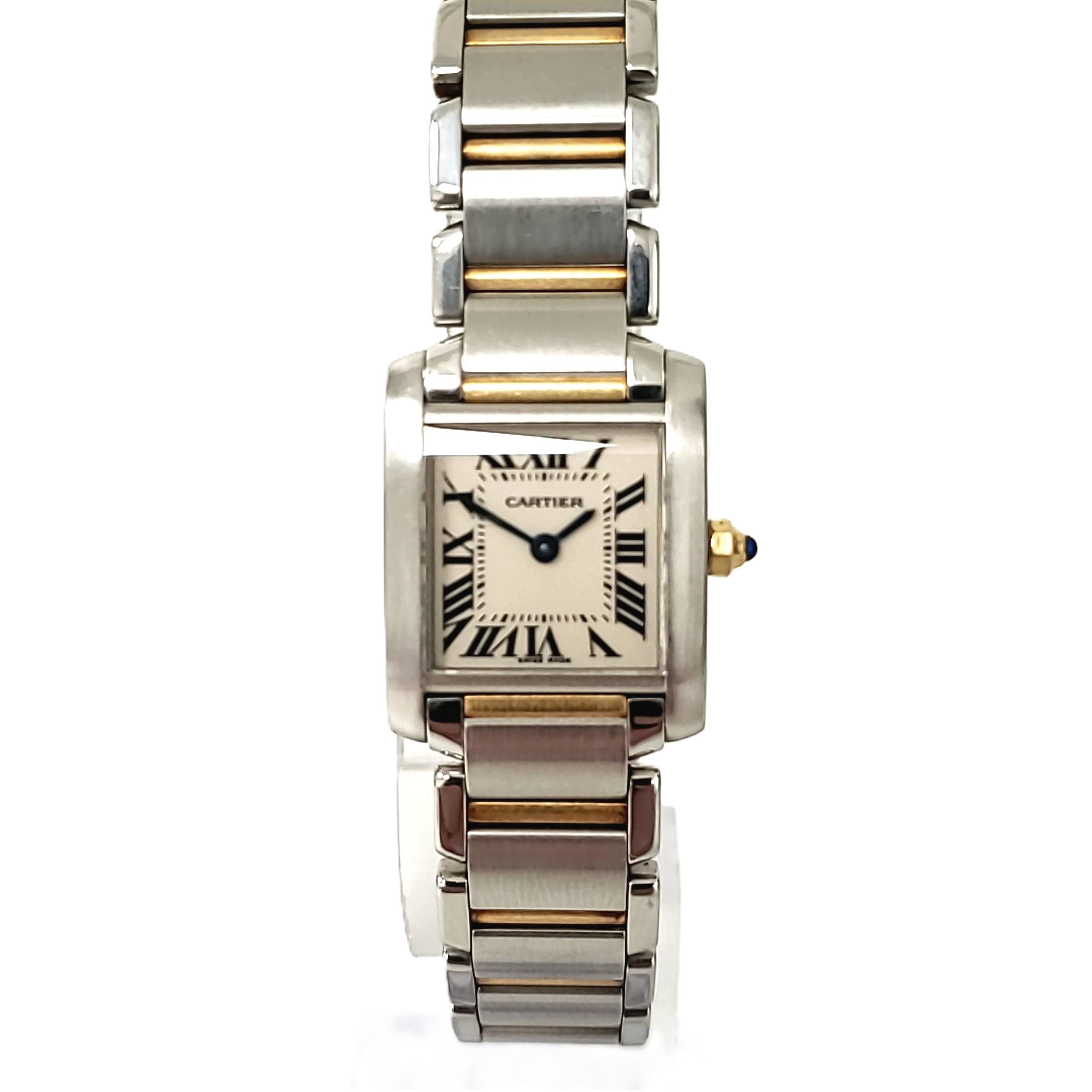 Cartier Tank Franchaise 20x25mm 2384 1999 im Fullset
