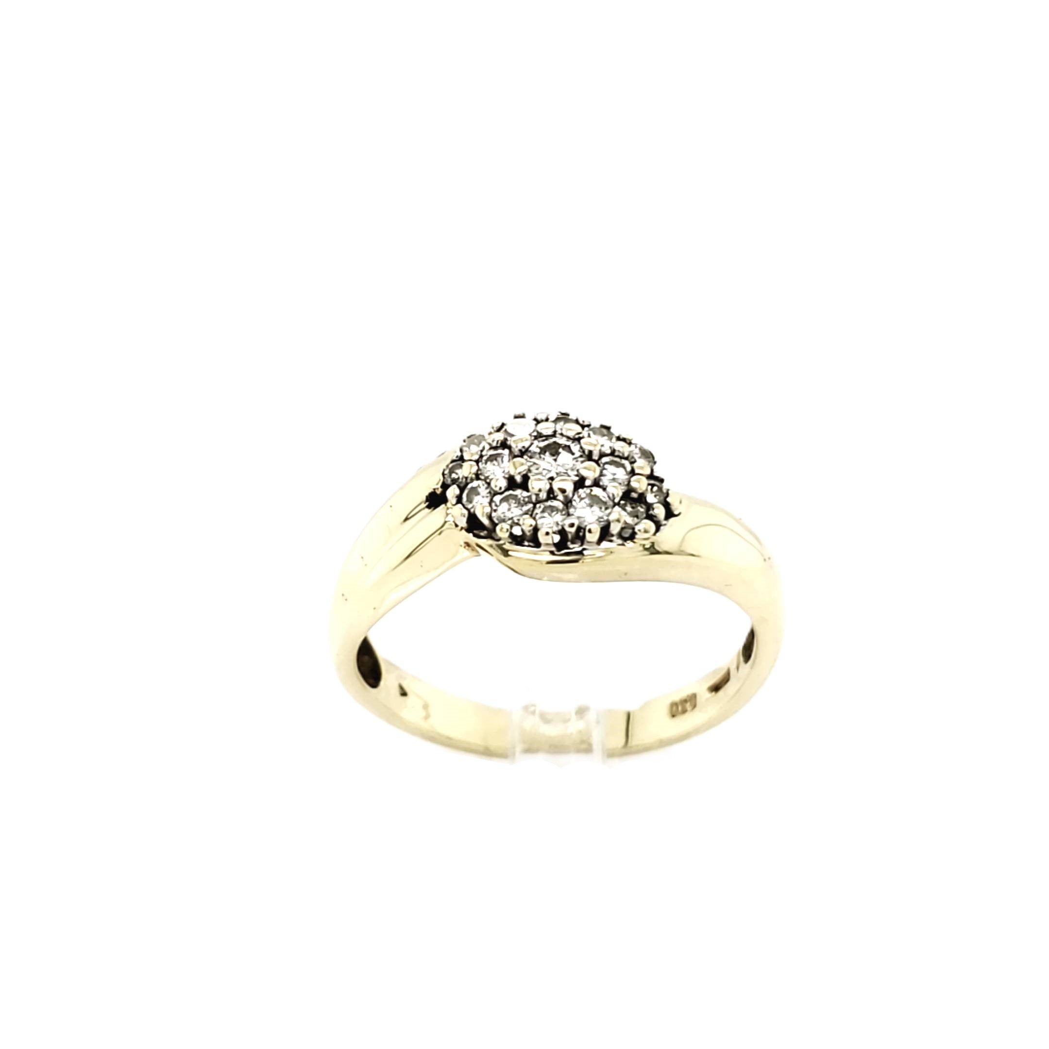 Brillantring Gelbgold 585 Gr.52