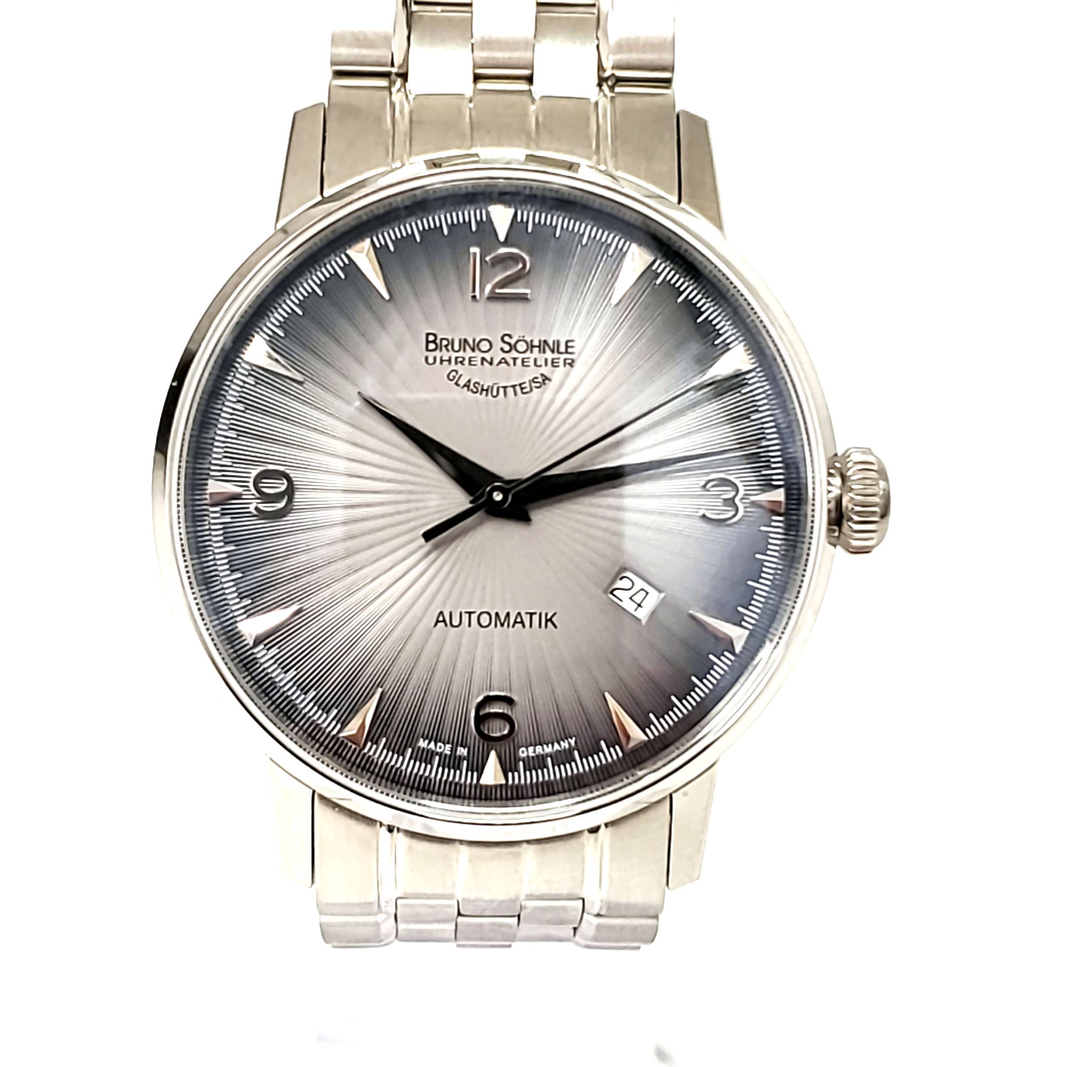 Herrenuhr Bruno Söhnle Stuttgart Automatik BIG II Fullset