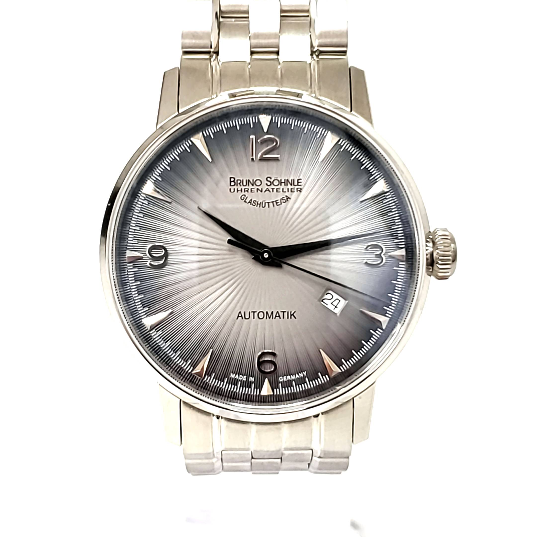 Herrenuhr Bruno Söhnle Stuttgart Automatik BIG II Fullset