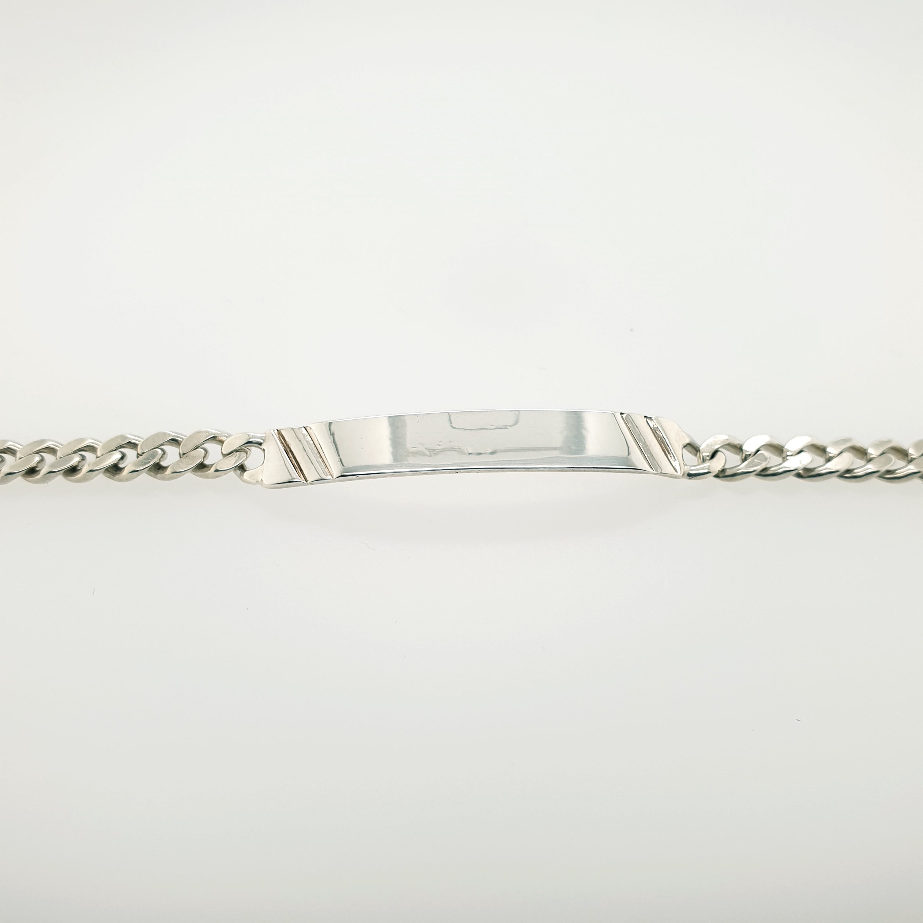 Armband Gravurplatte 925 Sterling Silber 20cm