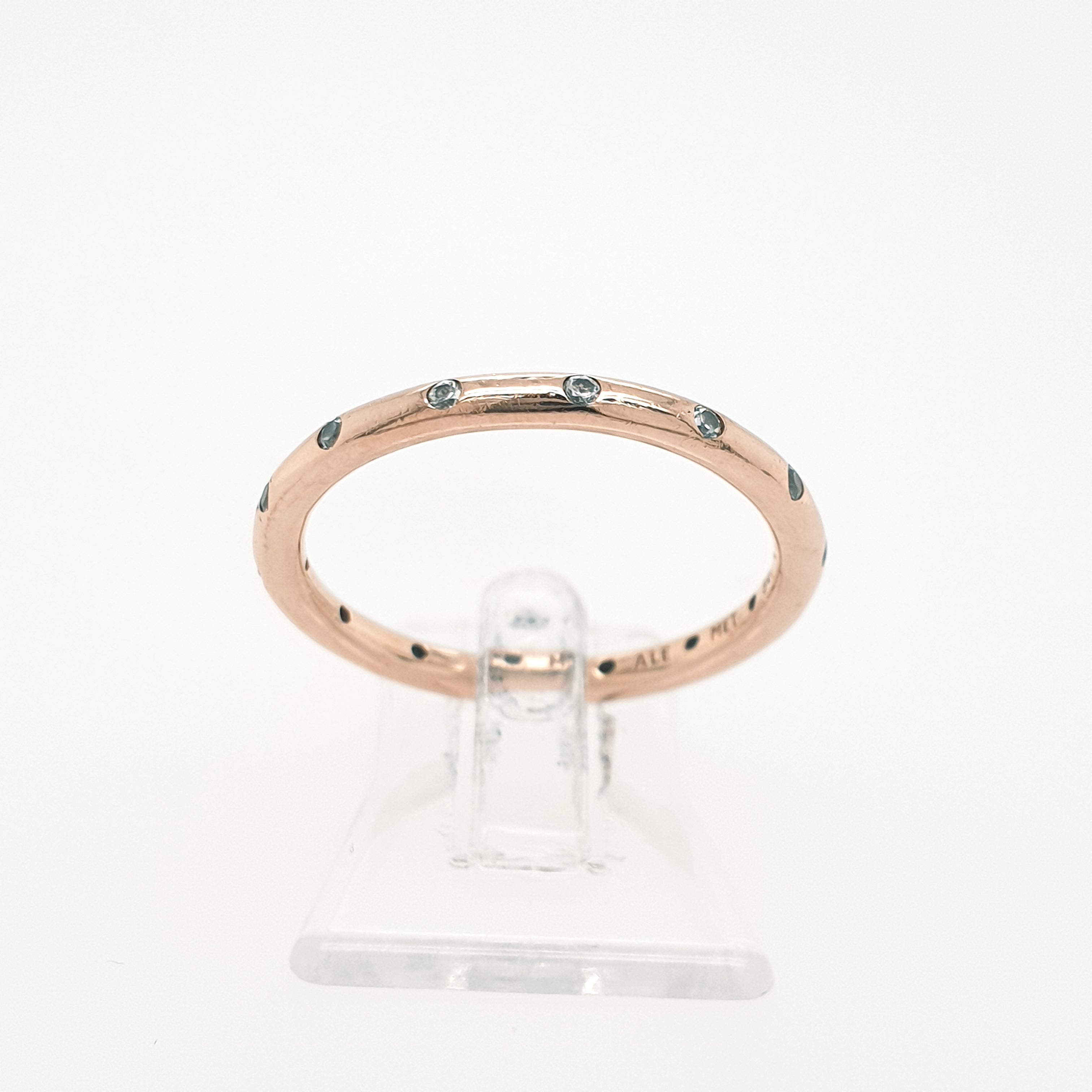 Pandora Zirkonia Ring 925 Sterling Silber Rosé vergoldet Gr. 54