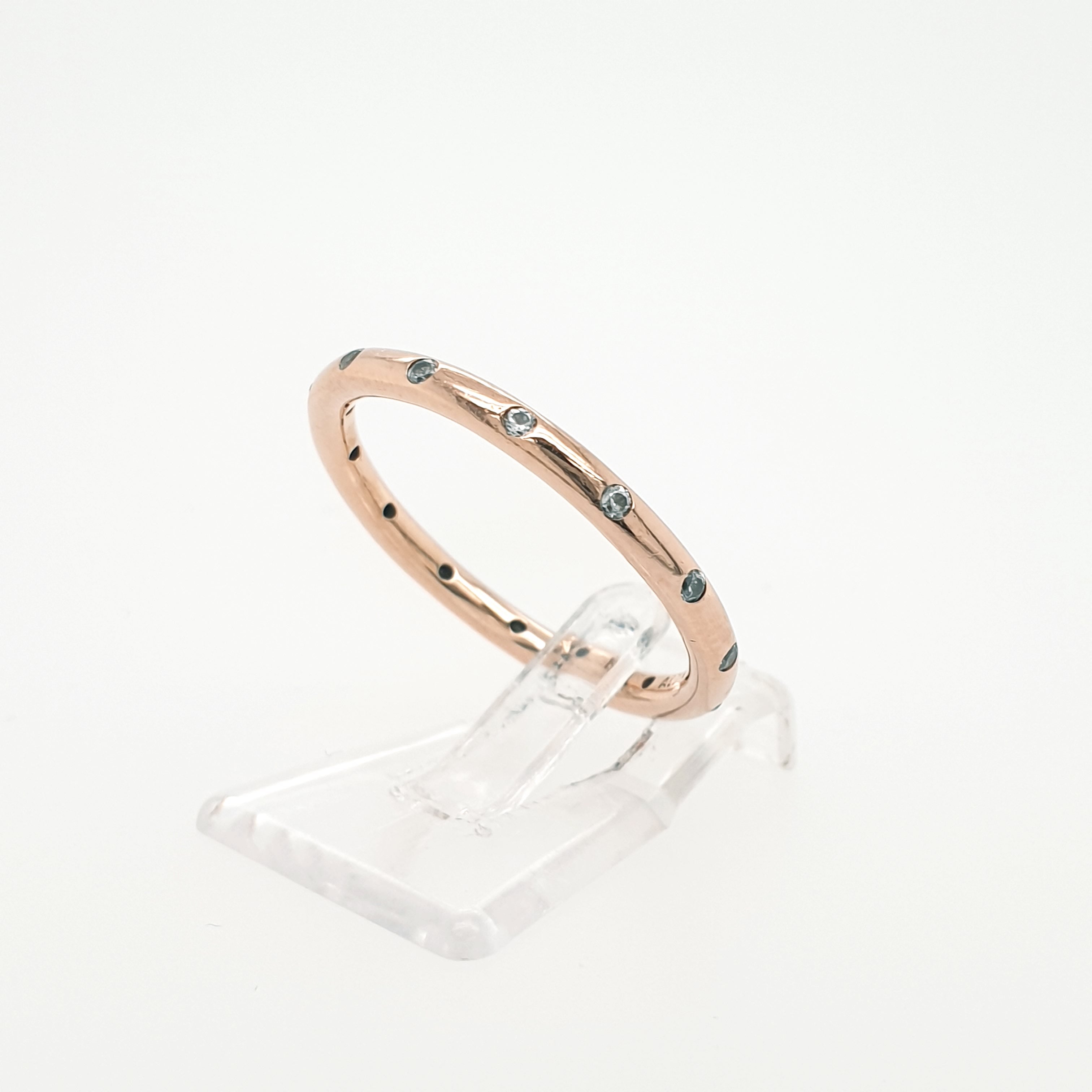 Pandora Zirkonia Ring 925 Sterling Silber Rosé vergoldet Gr. 54