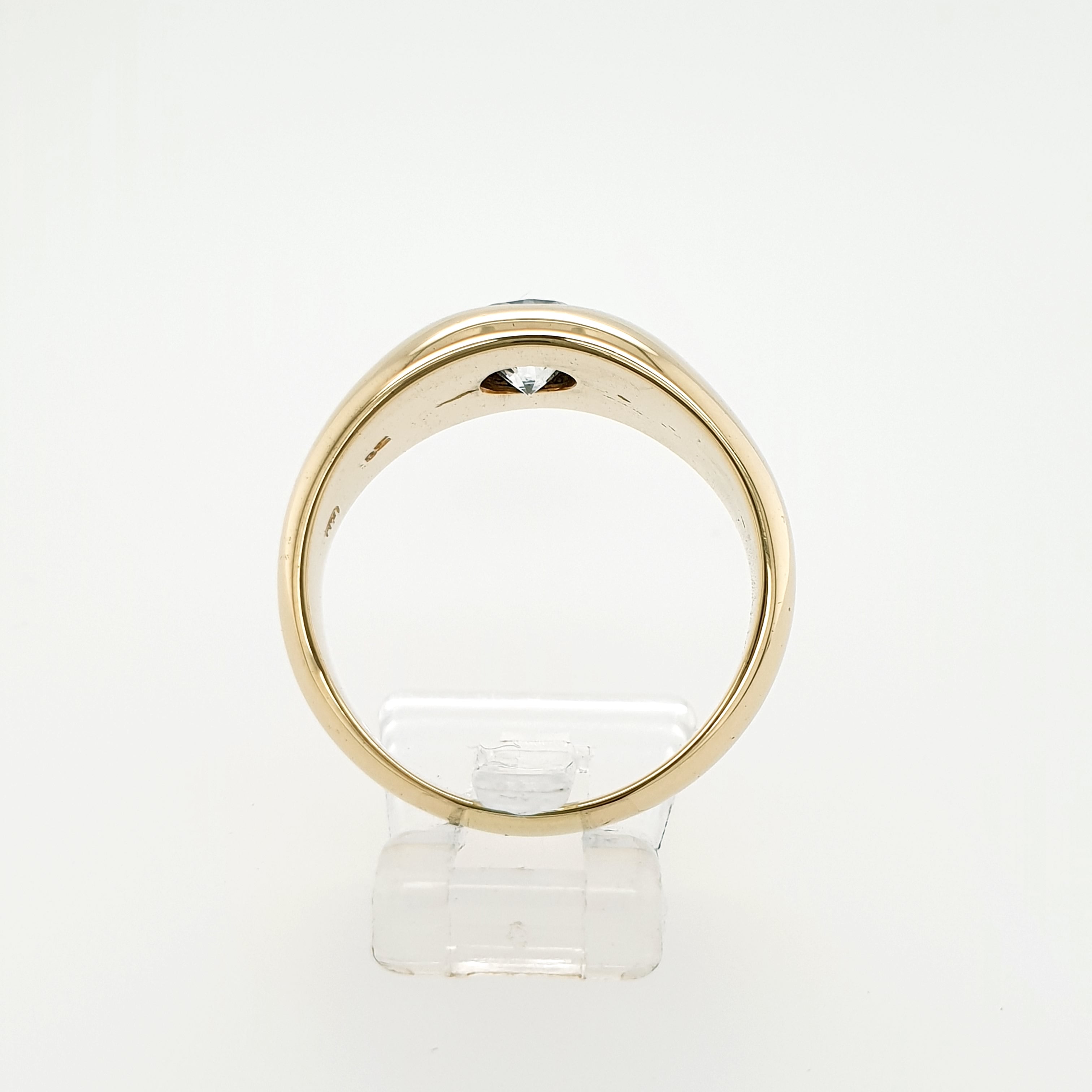 Brillant 1,25ct Solitär Ring 585 Gelbgold 14kt Gr.63/23