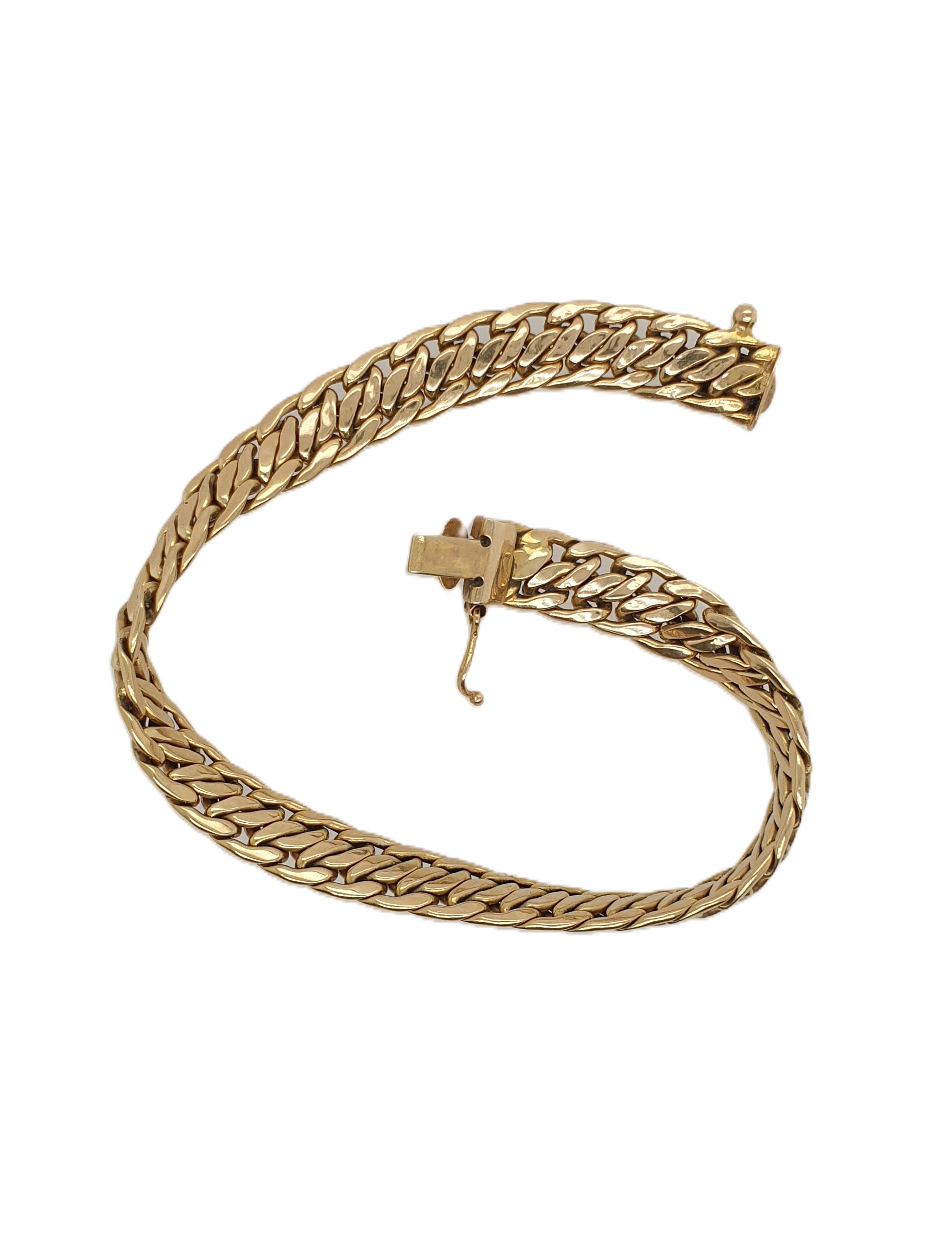 Gold Armband 585/14kt 20cm