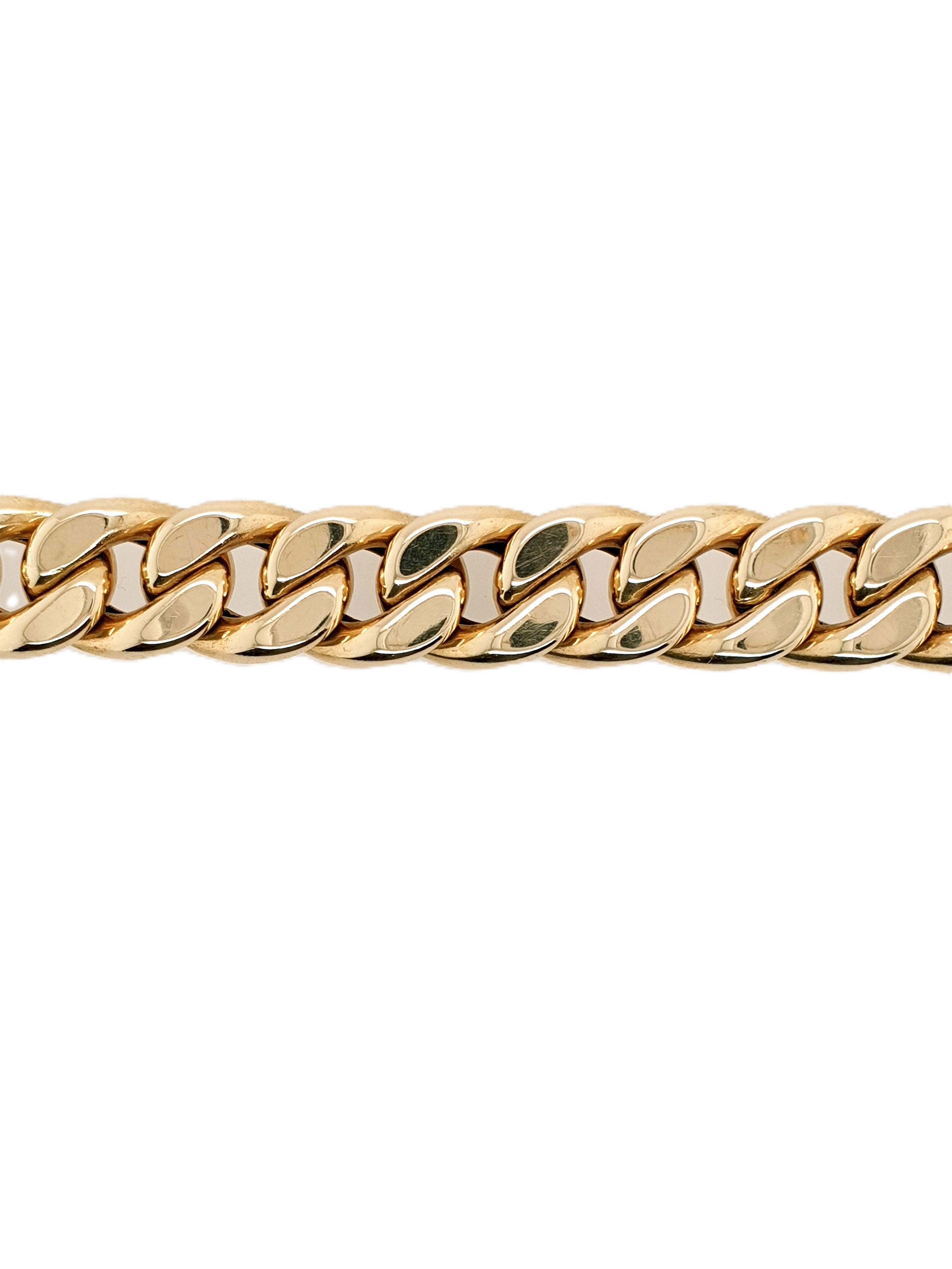 Gold Panzerarmband 585/14kt 19cm