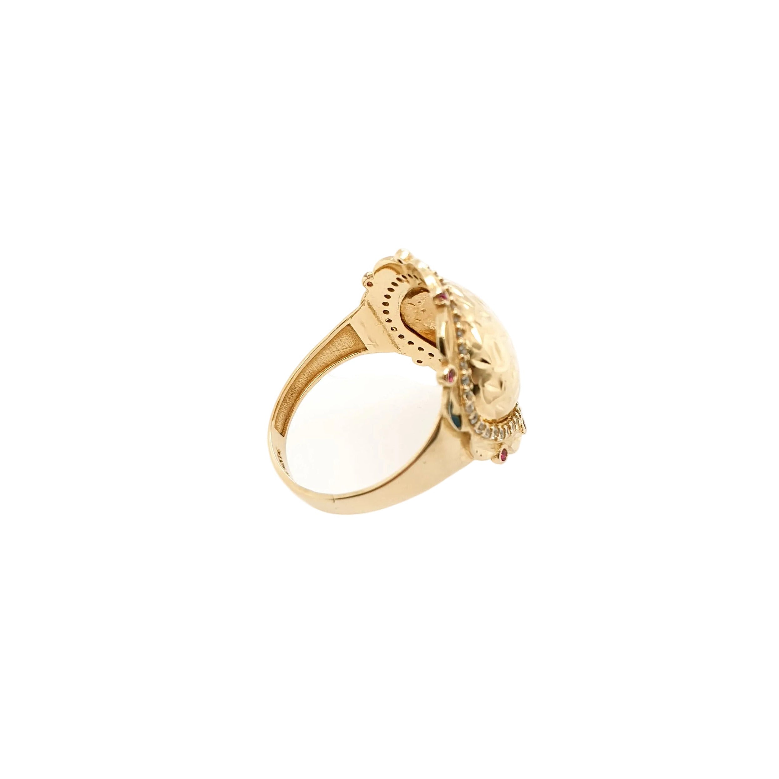 Ring Gelbgold 585/14kt Gr. 60 Zirkonia Gold