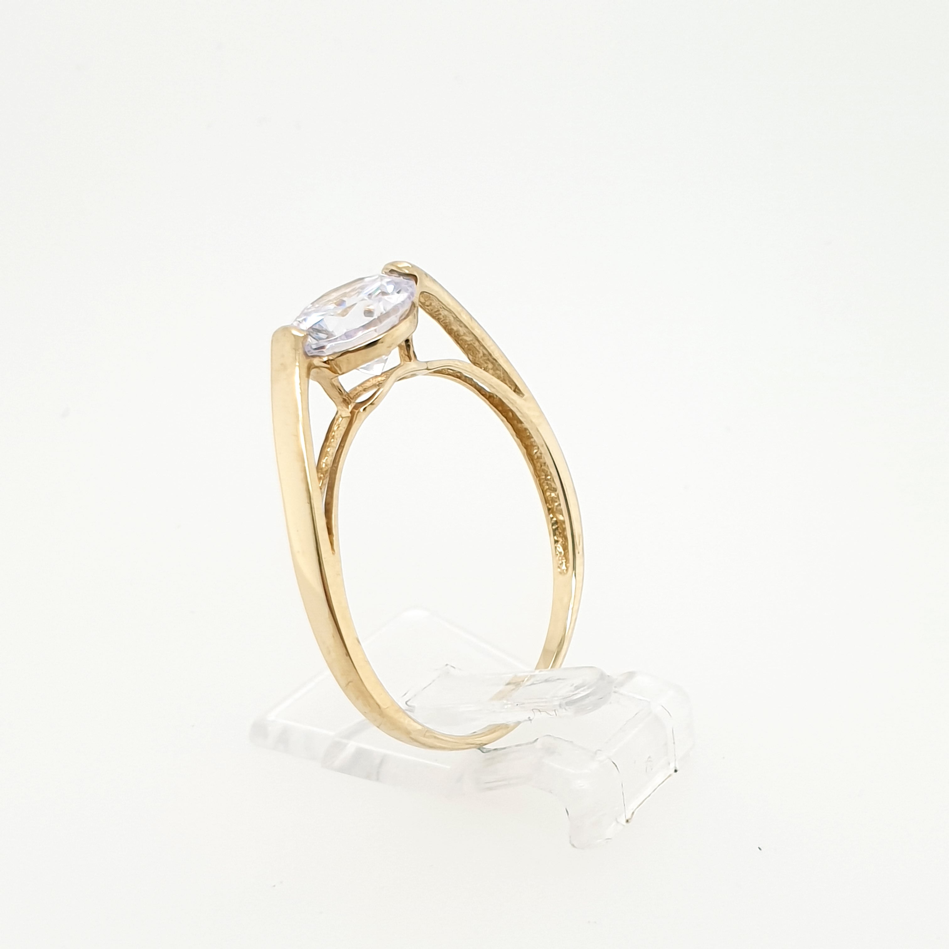 Ring Goldring Zirkonia 333/8 Karat Gelbgold Gr.62