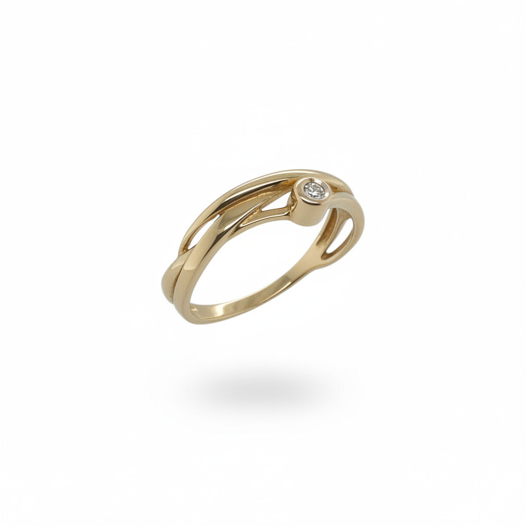Brillant Gold Ring Gr.55