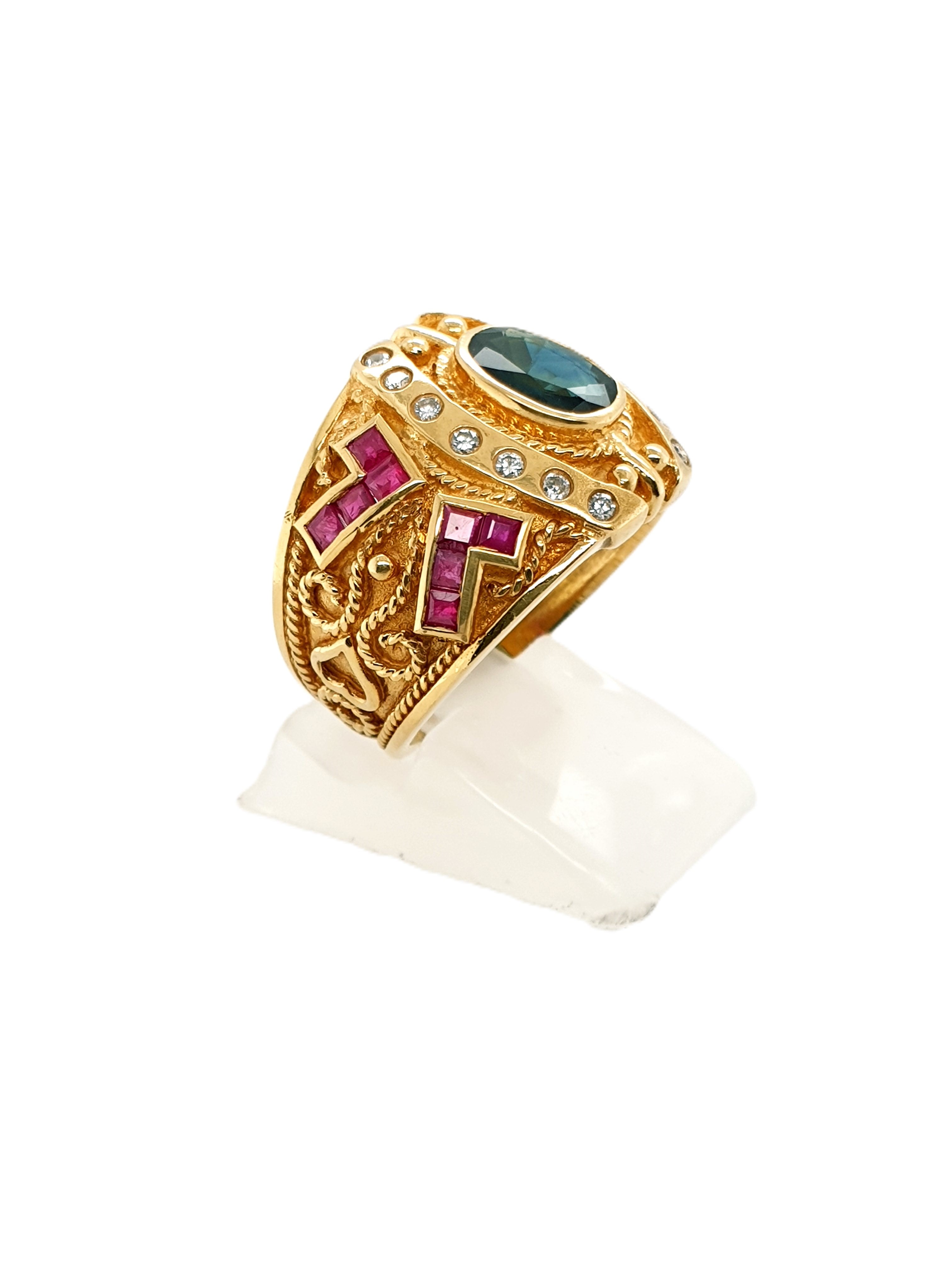 Brillant Gold Ring 750/18kt Gr.57