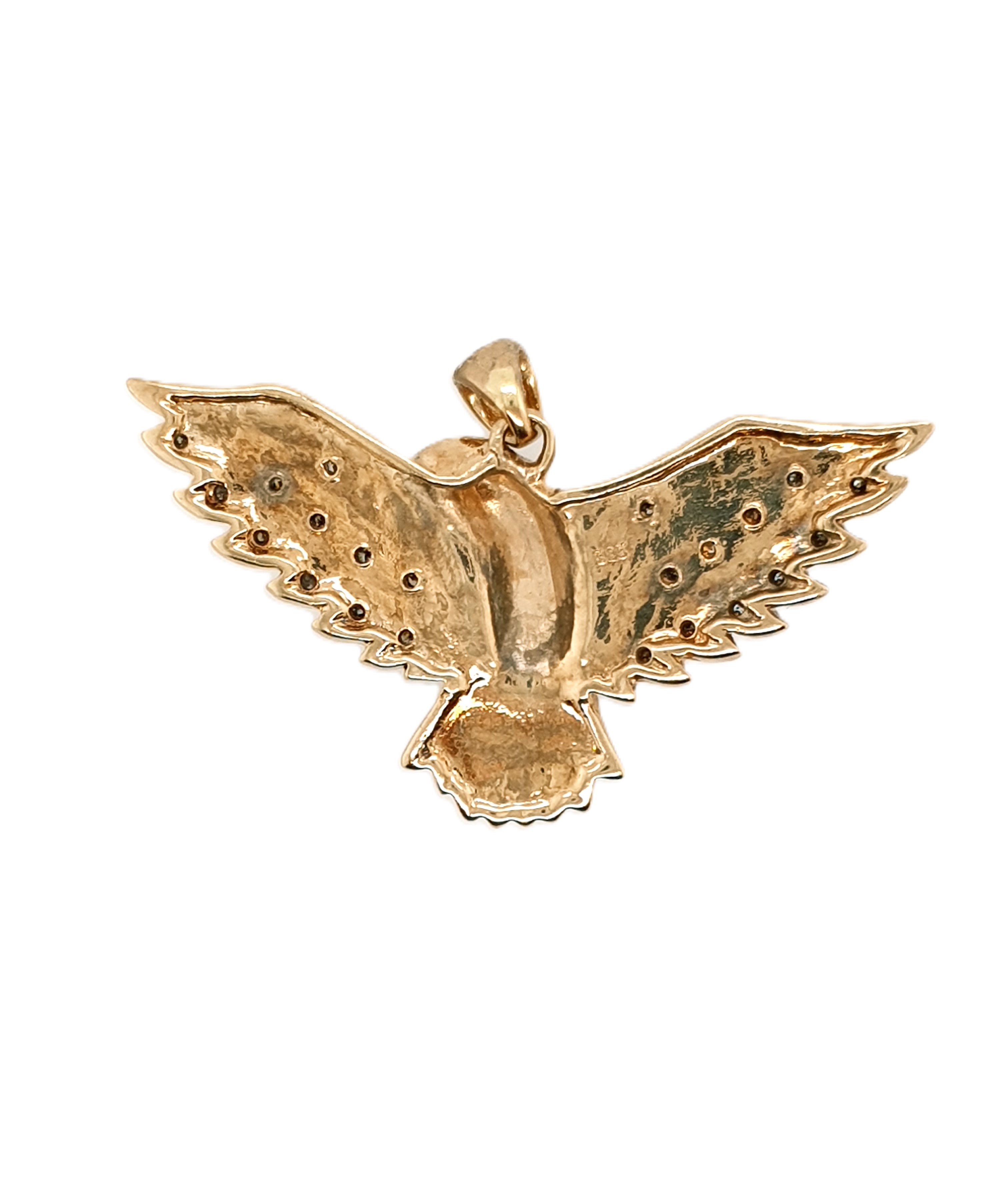 Brillant Anhänger Gold 585/14kt Adler