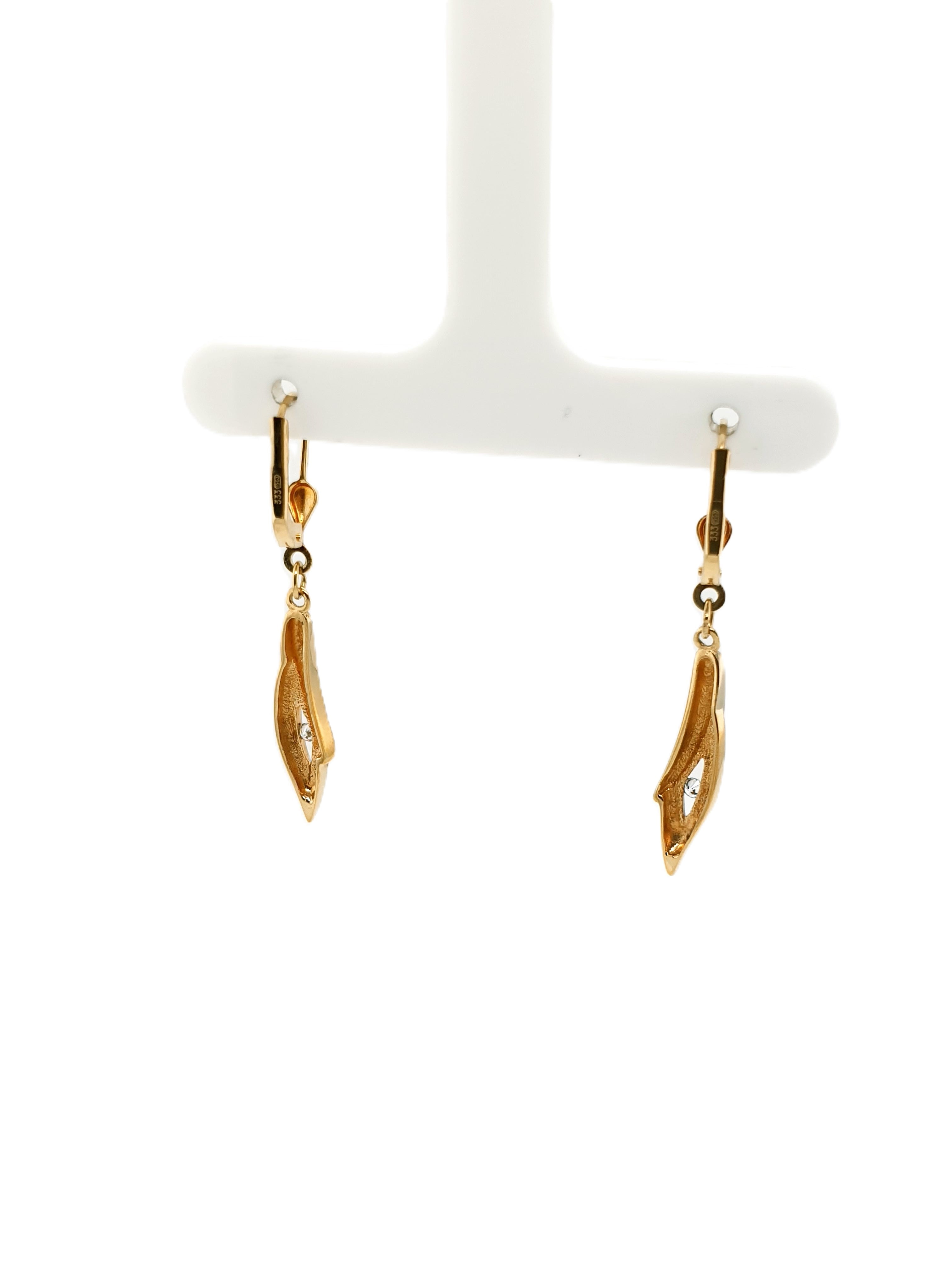 Gold Ohrringe 333/8kt