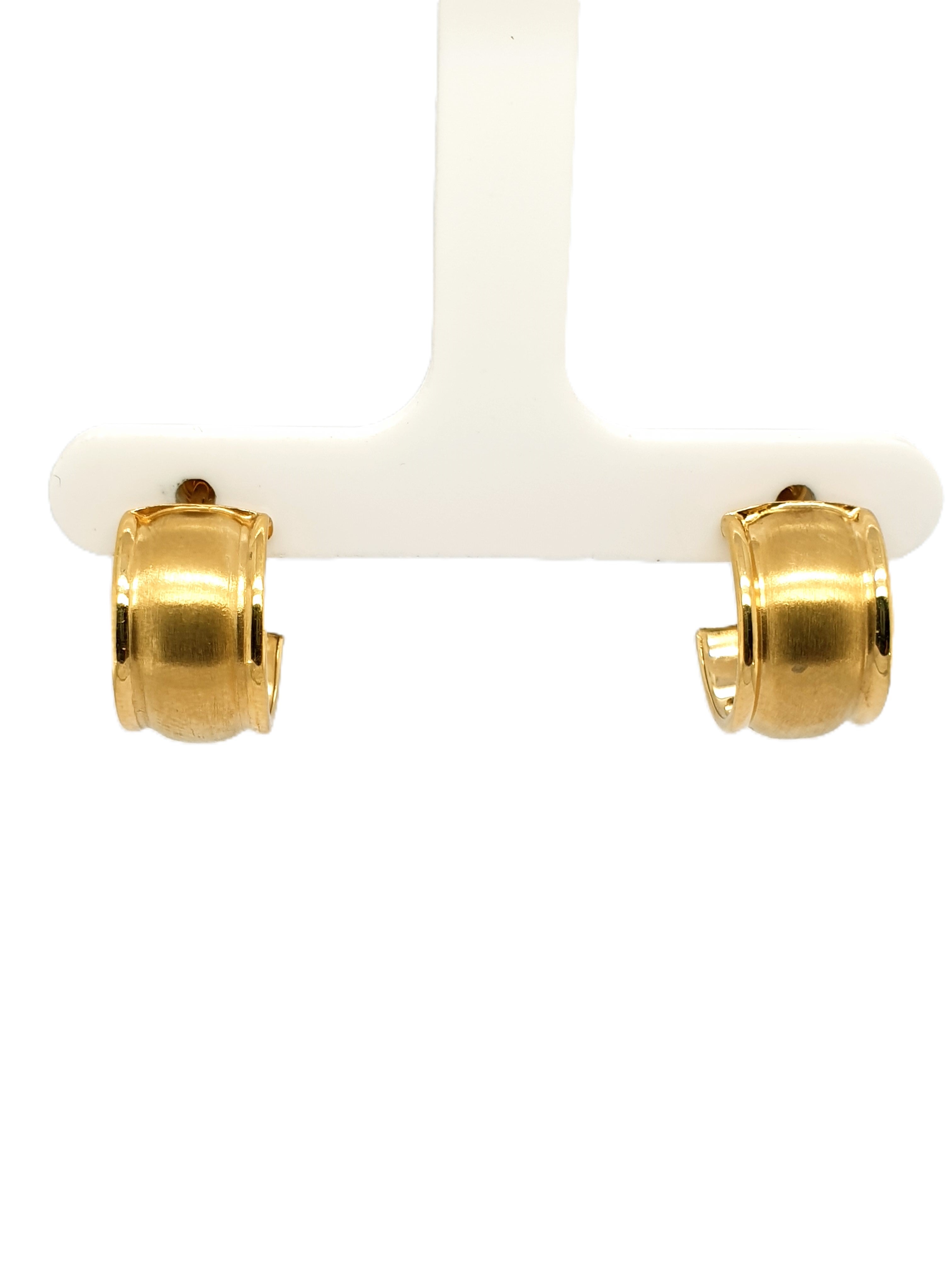 Gold Ohrringe mini Creolen 585/14kt