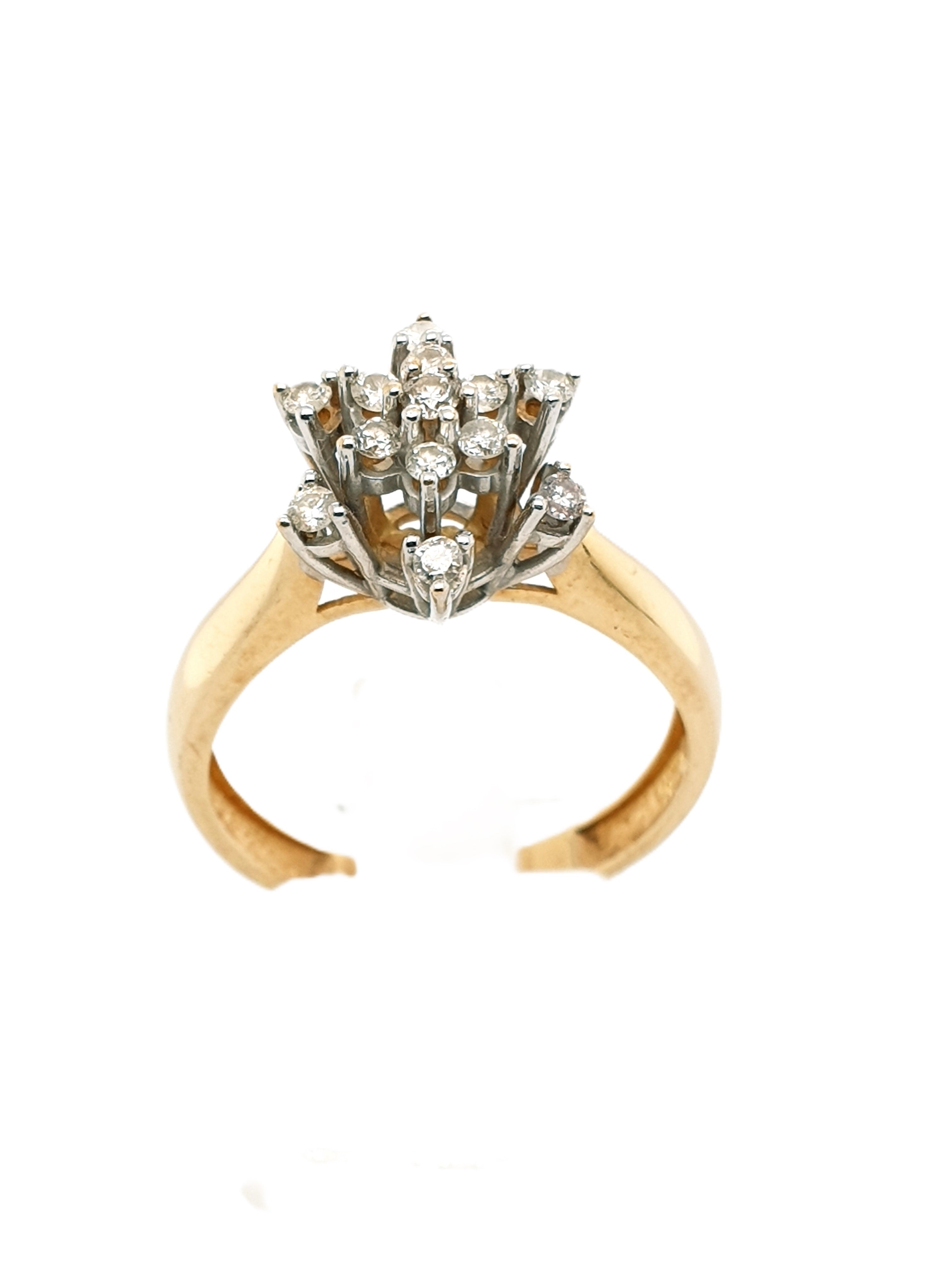 Brillant Gold Ring 585/14kt Gr.58