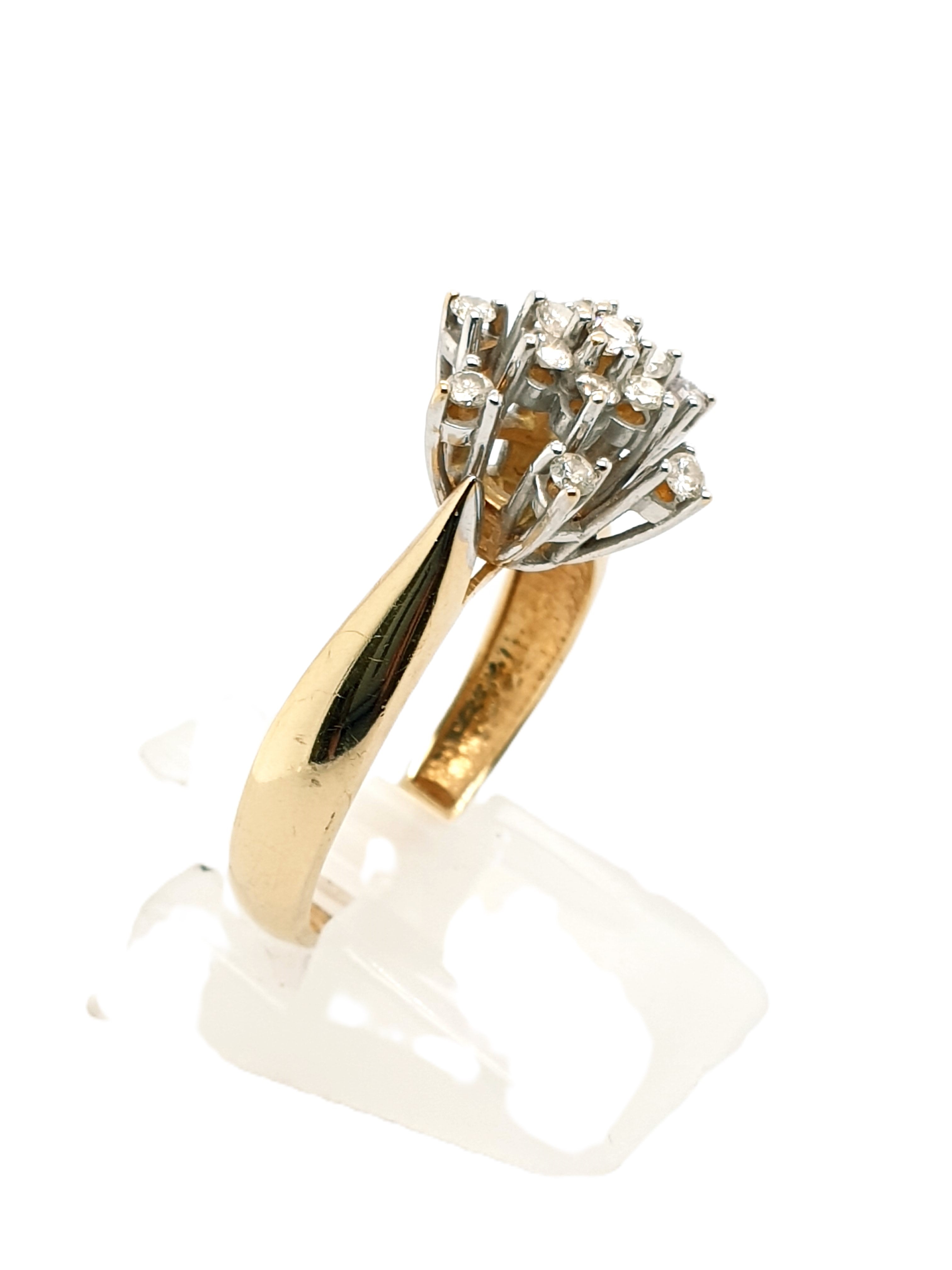 Brillant Gold Ring 585/14kt Gr.58
