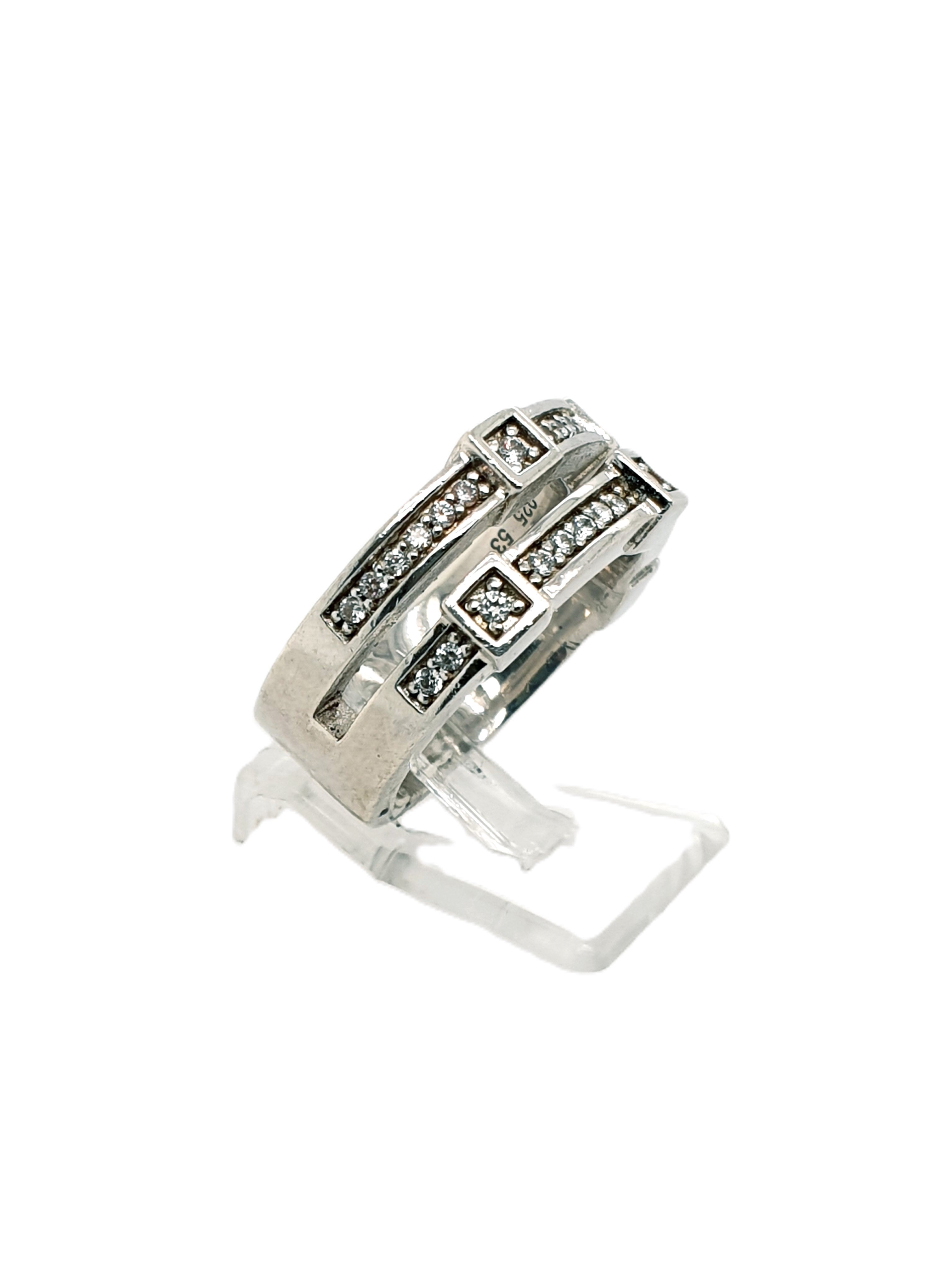JETTE JOOP Sterling Silber Ring Gr.53