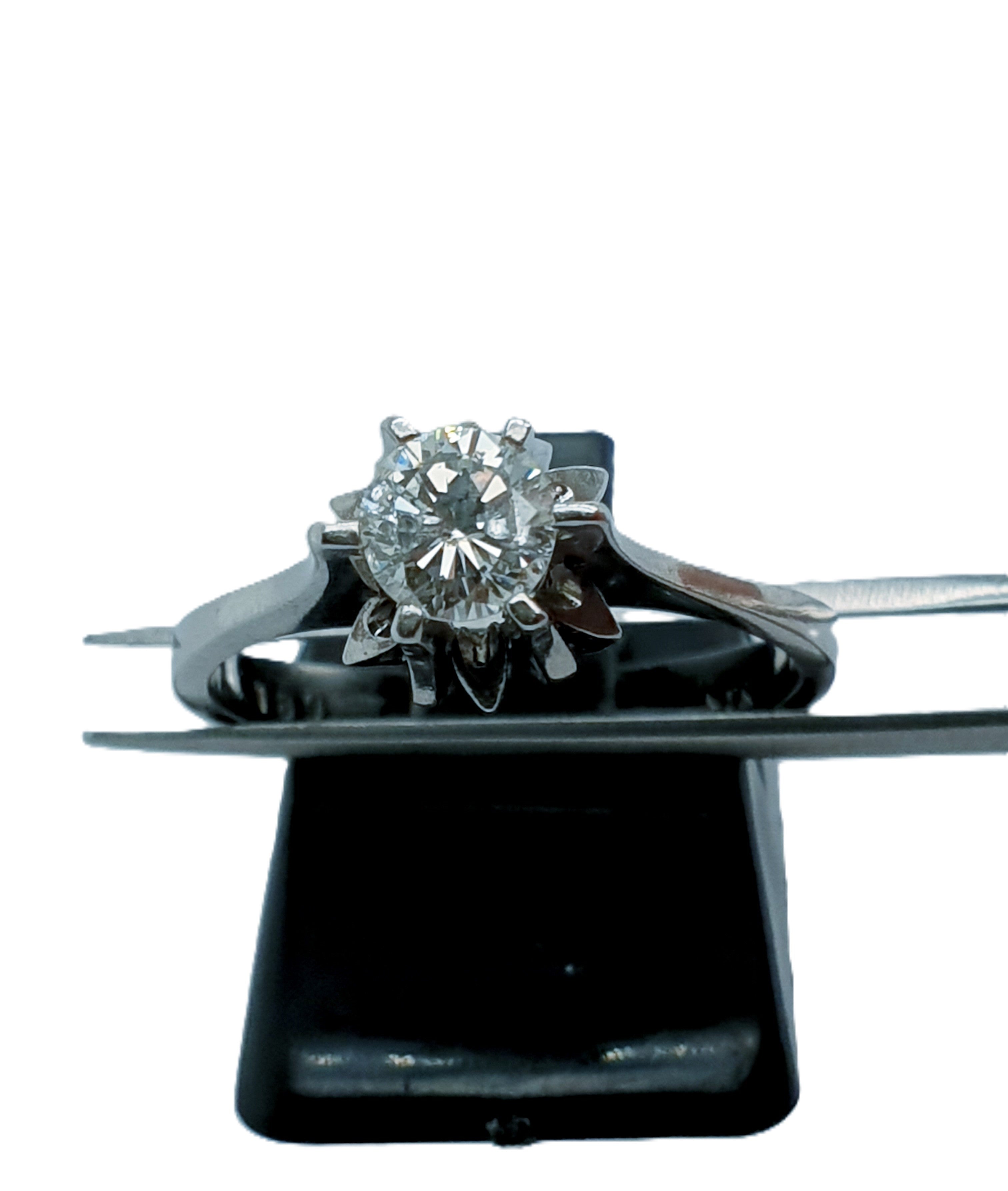 Brillant Weißgold Ring 585/14kt Gr.54 0,50ct