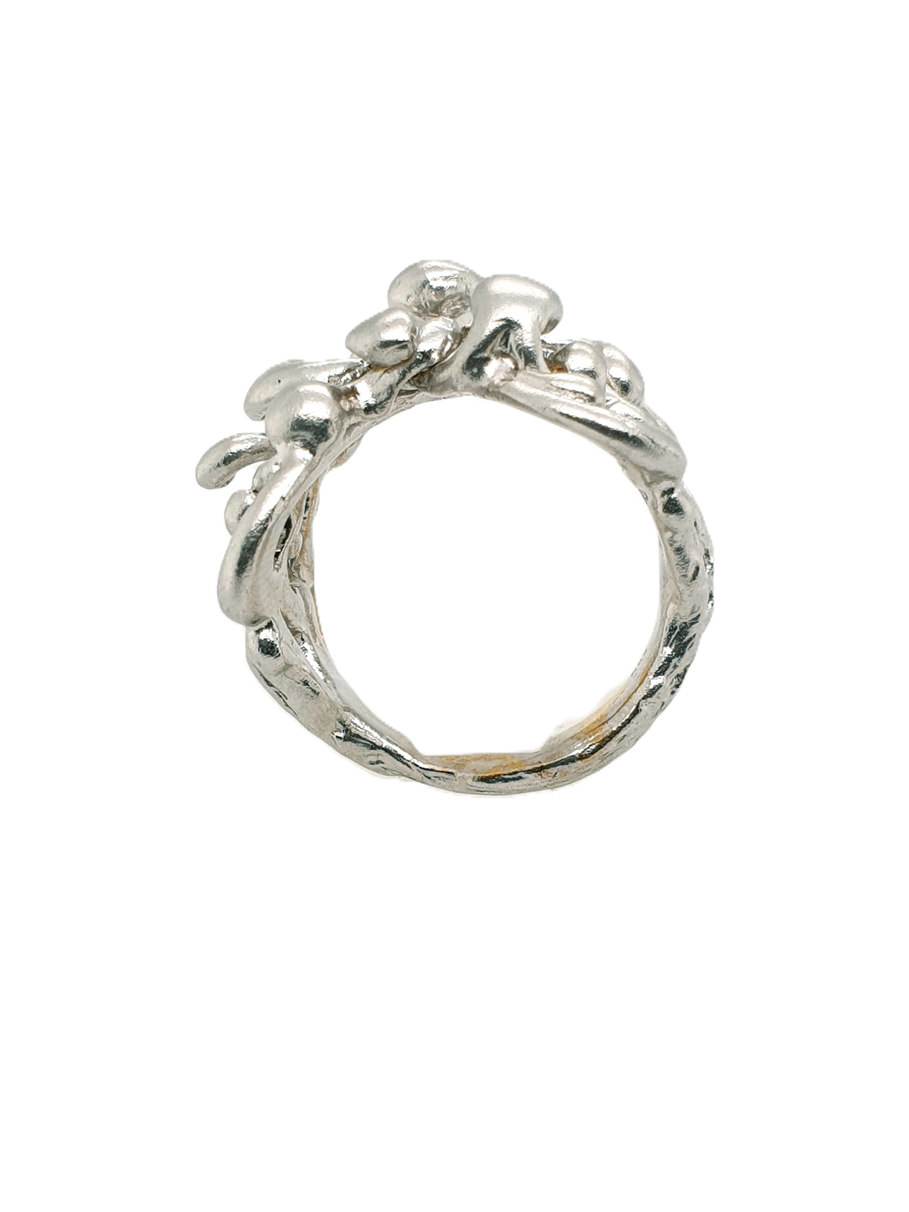 Weißgold Ring 585/14kt Gr.53