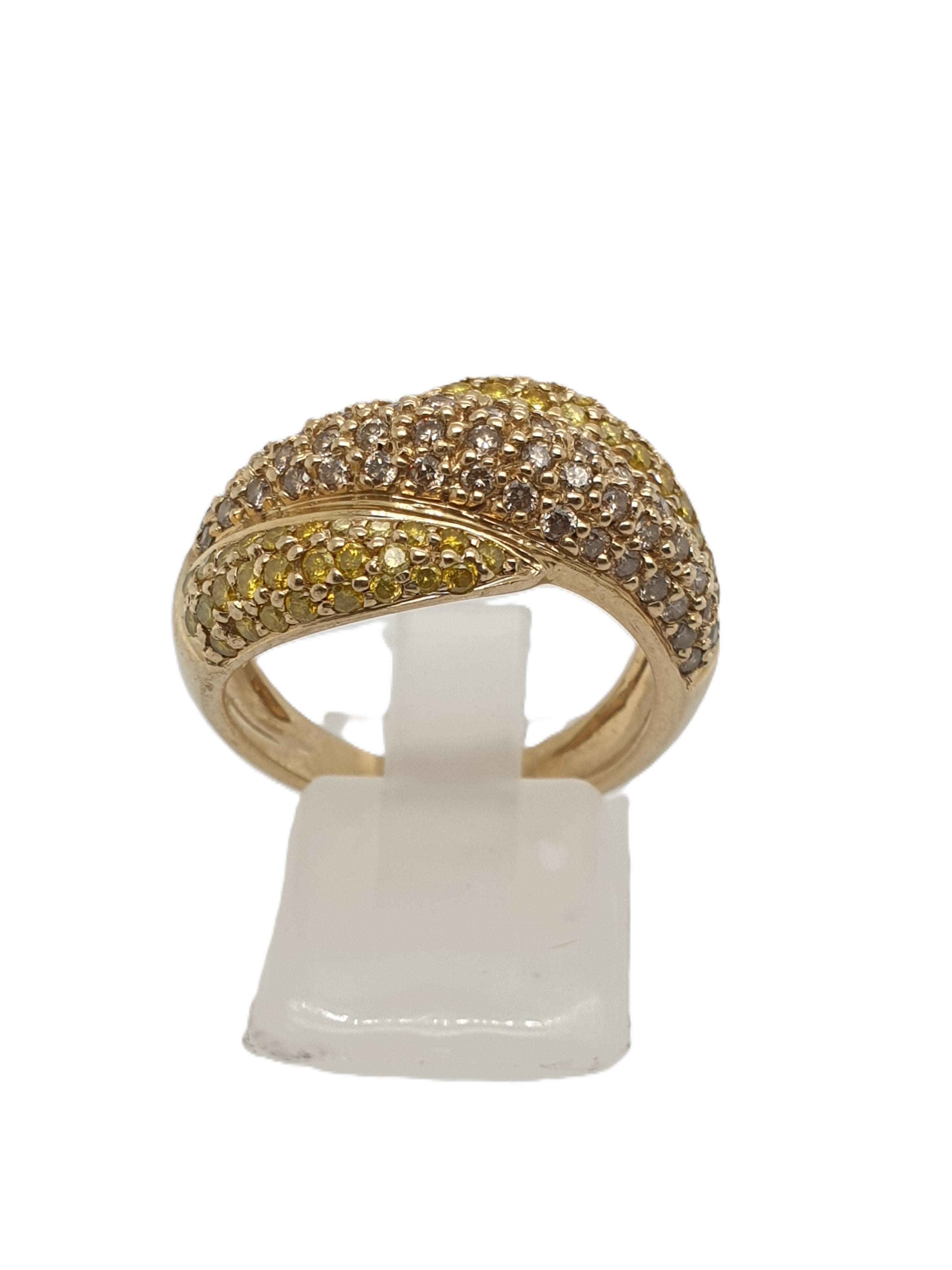 Gold Ring 333/8kt Gr.59 mit Brillanten