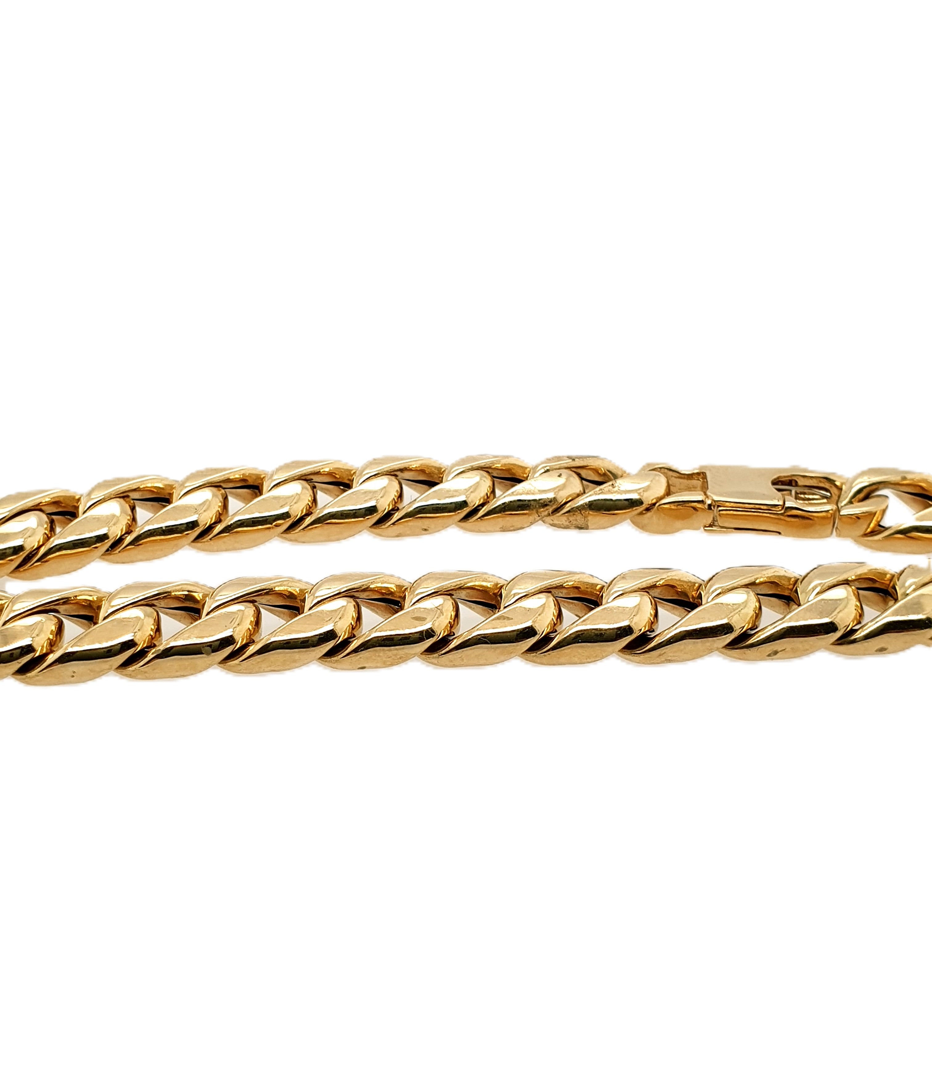 Panzerarmband 585/14kt 21,5cm