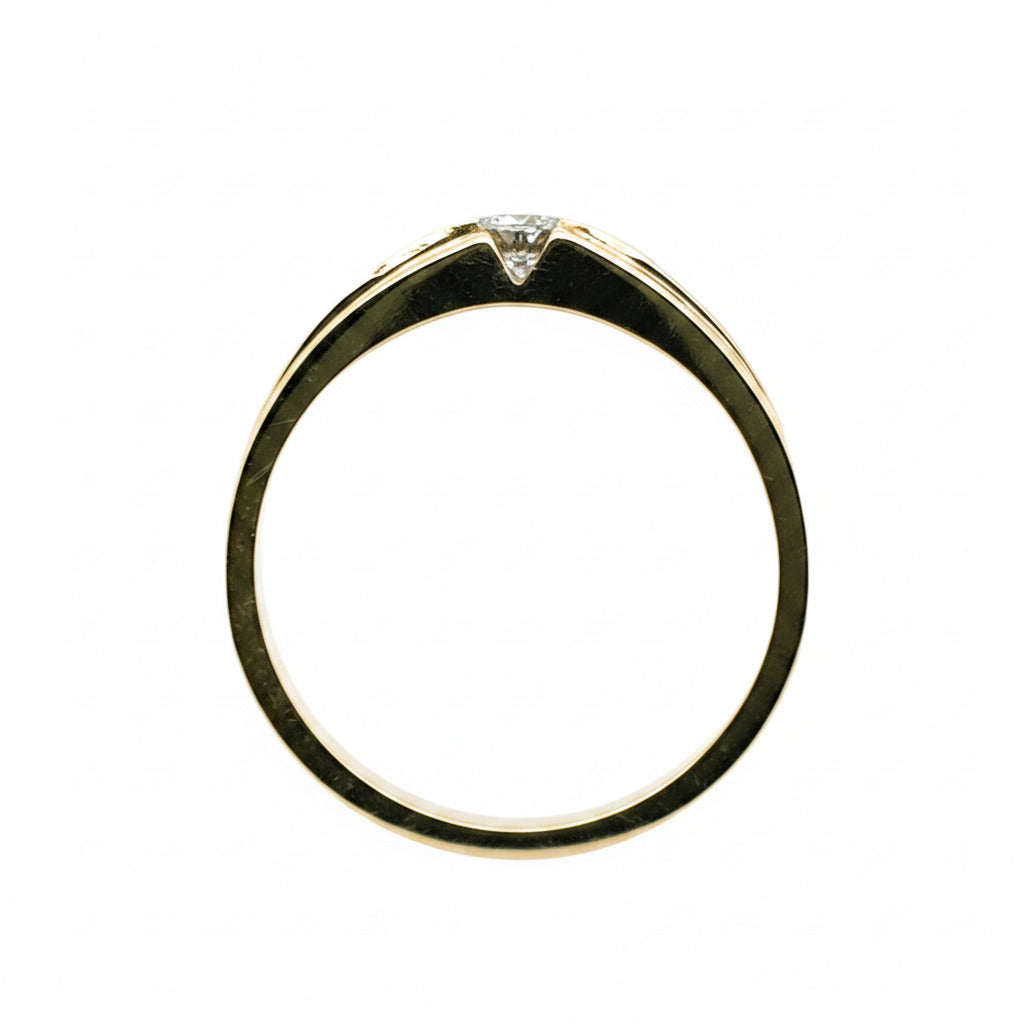 Brillant Ring 585/14kt Gold Gr.60