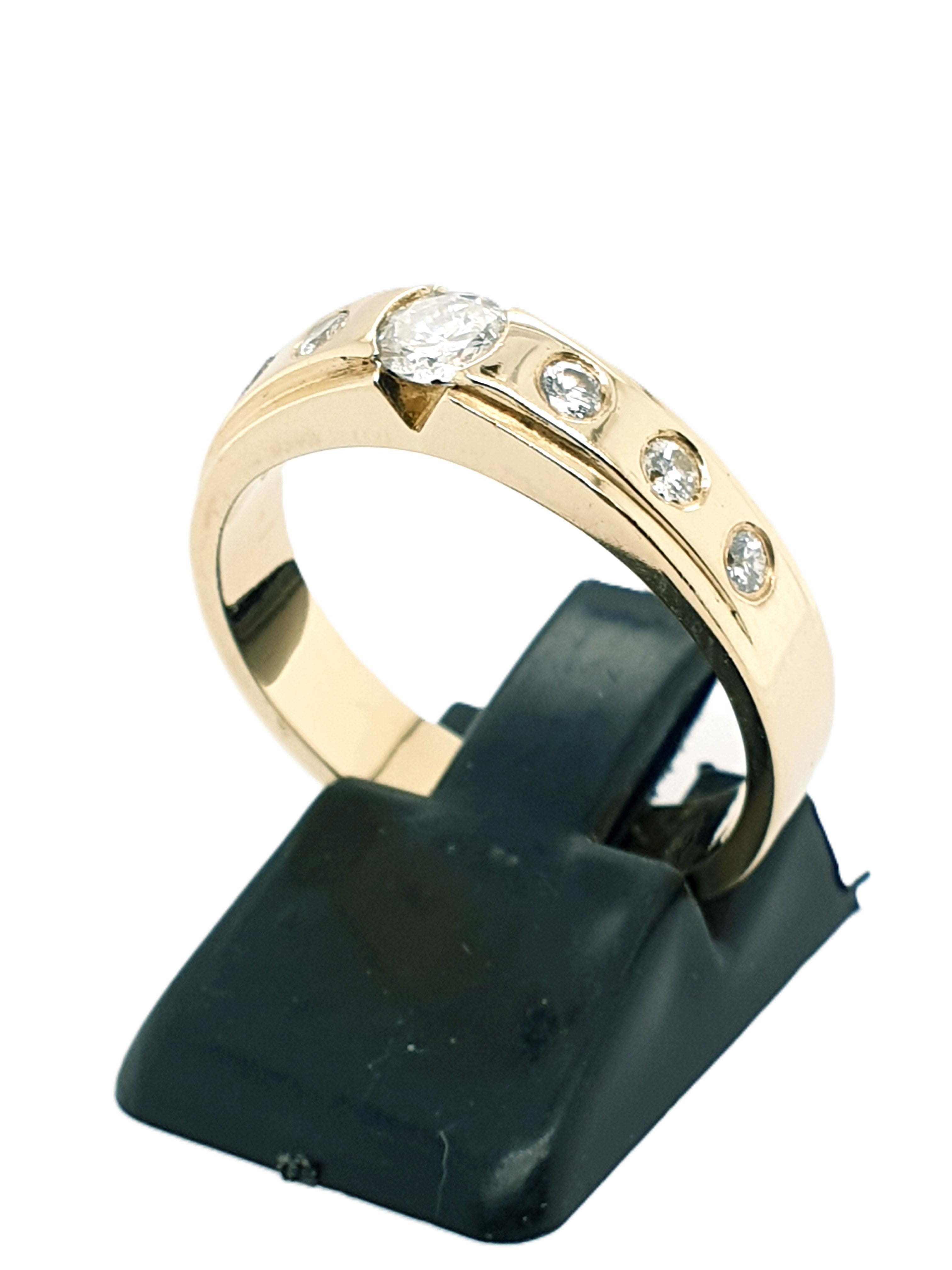 Brillant Ring 585/14kt Gold Gr.60