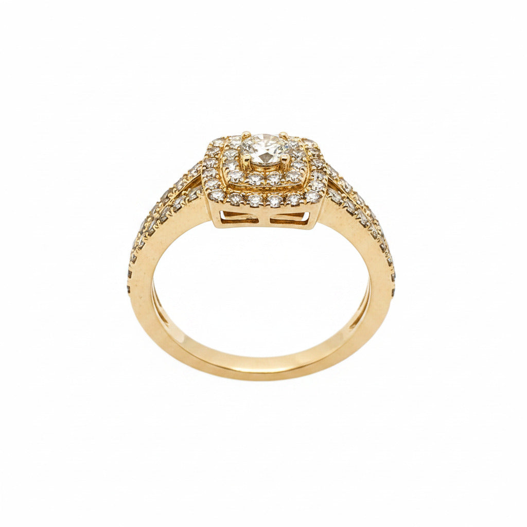 Brillant Gold Ring 585/14kt Gr.57