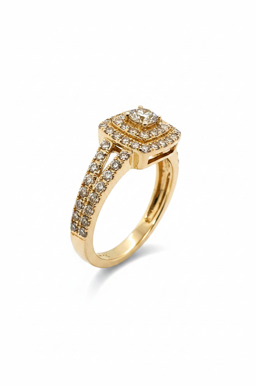 Brillant Gold Ring 585/14kt Gr.57