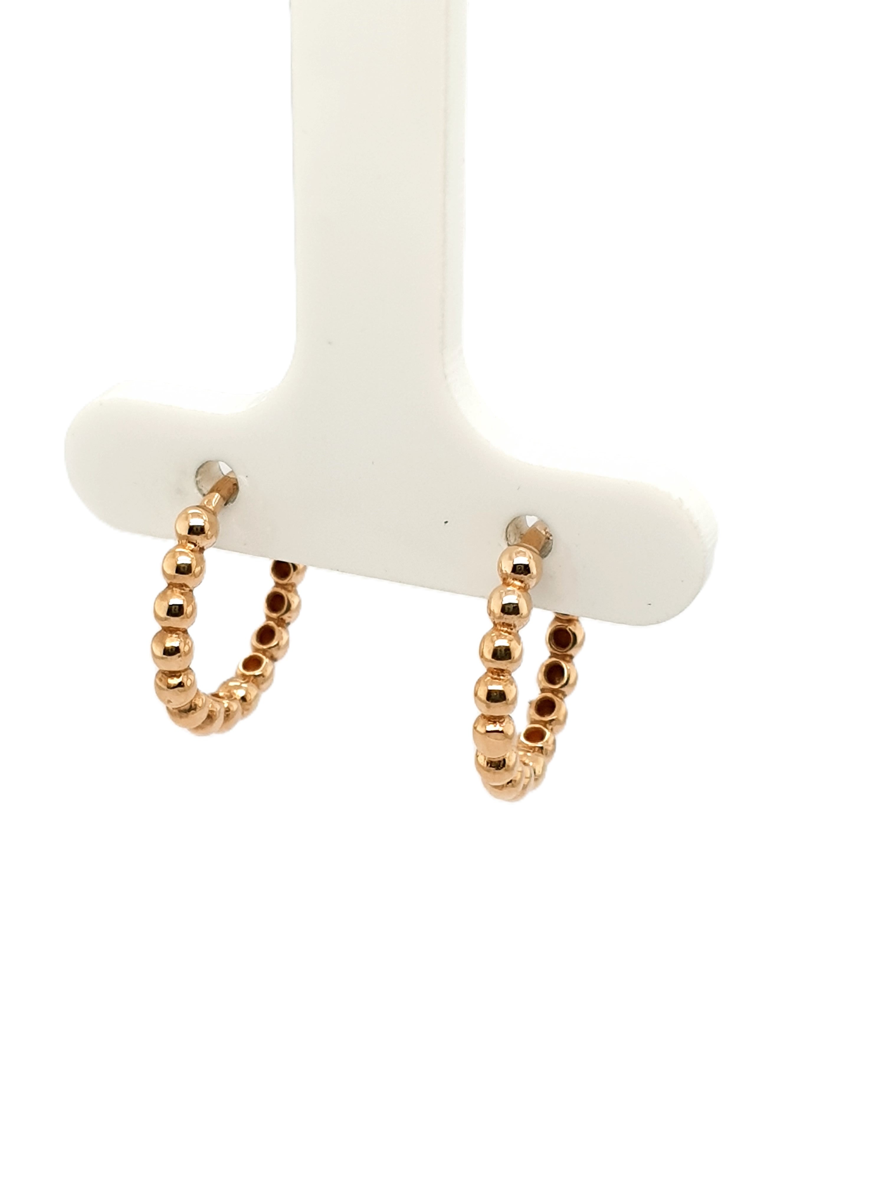 Rotgold Creolen 585/14kt