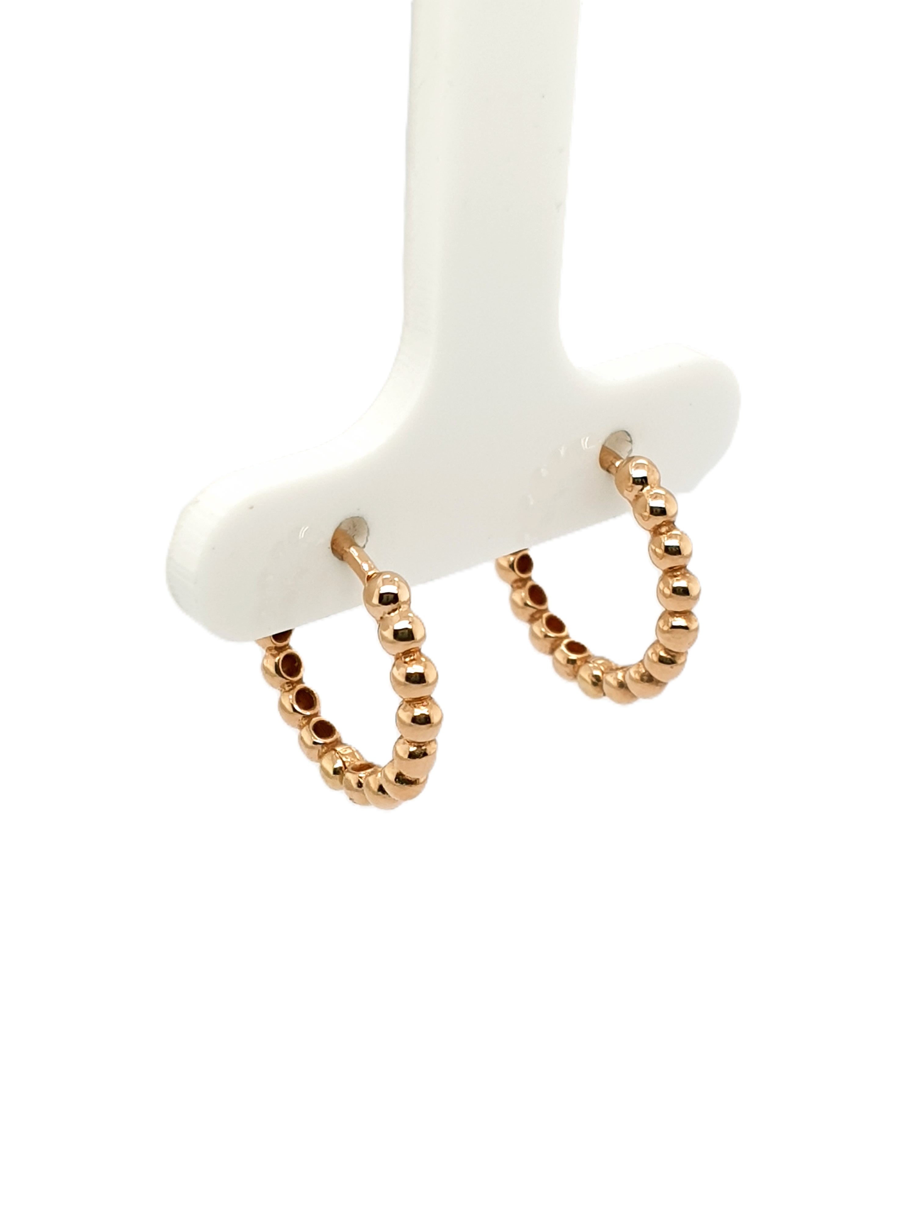 Rotgold Creolen 585/14kt