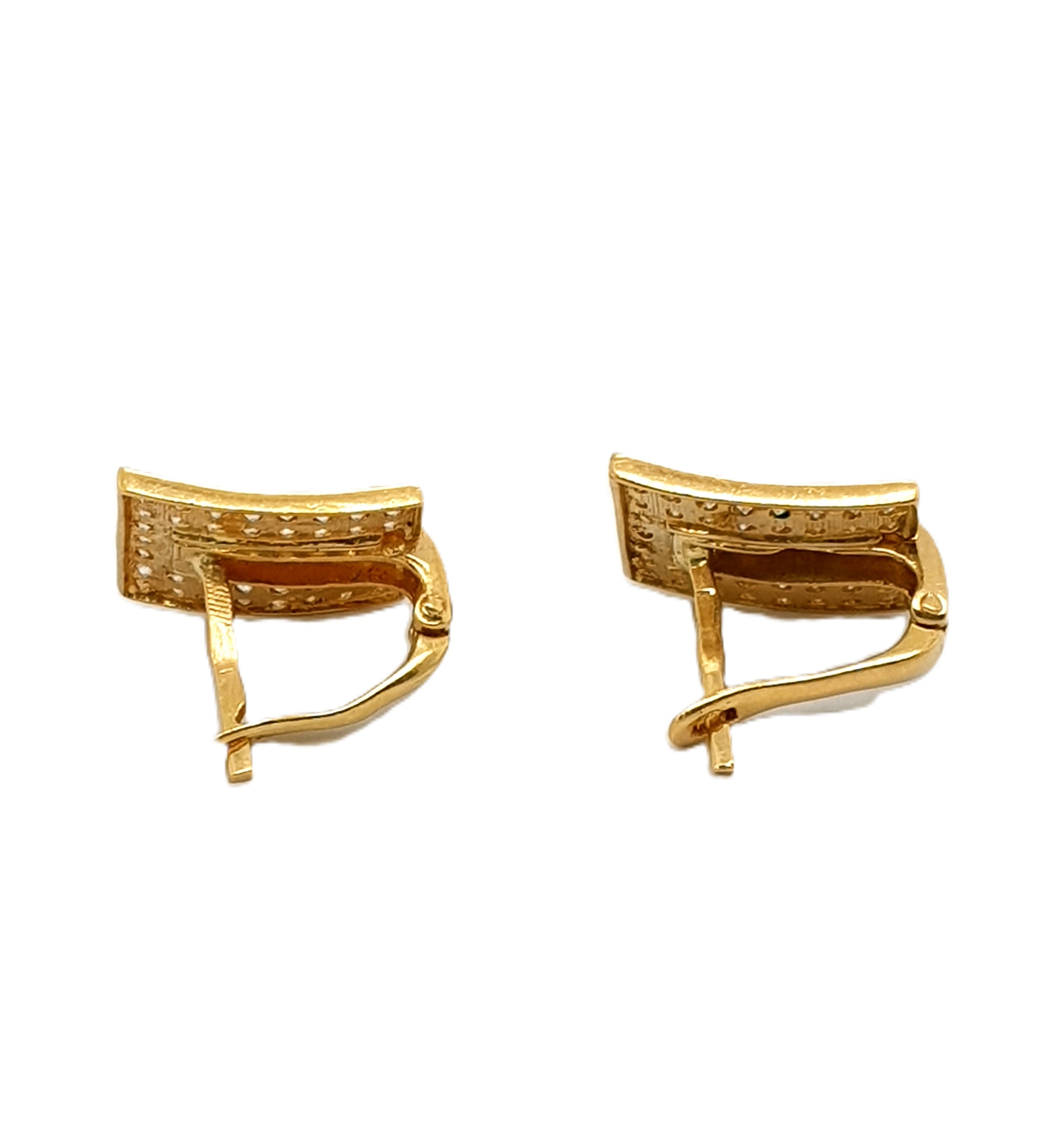 Gold Ohrringe 750/18kt