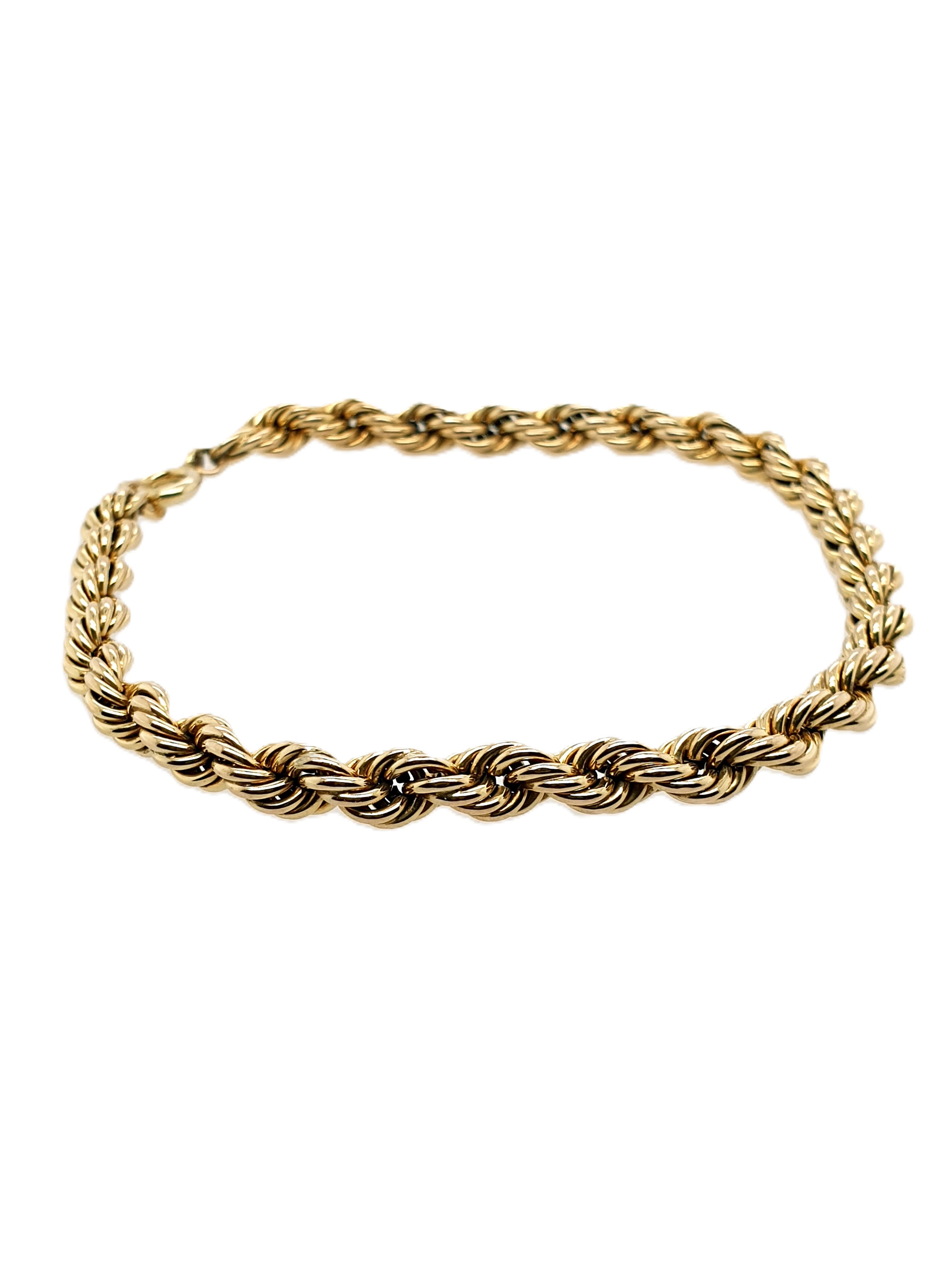 Kordelarmband 19cm 333/8kt