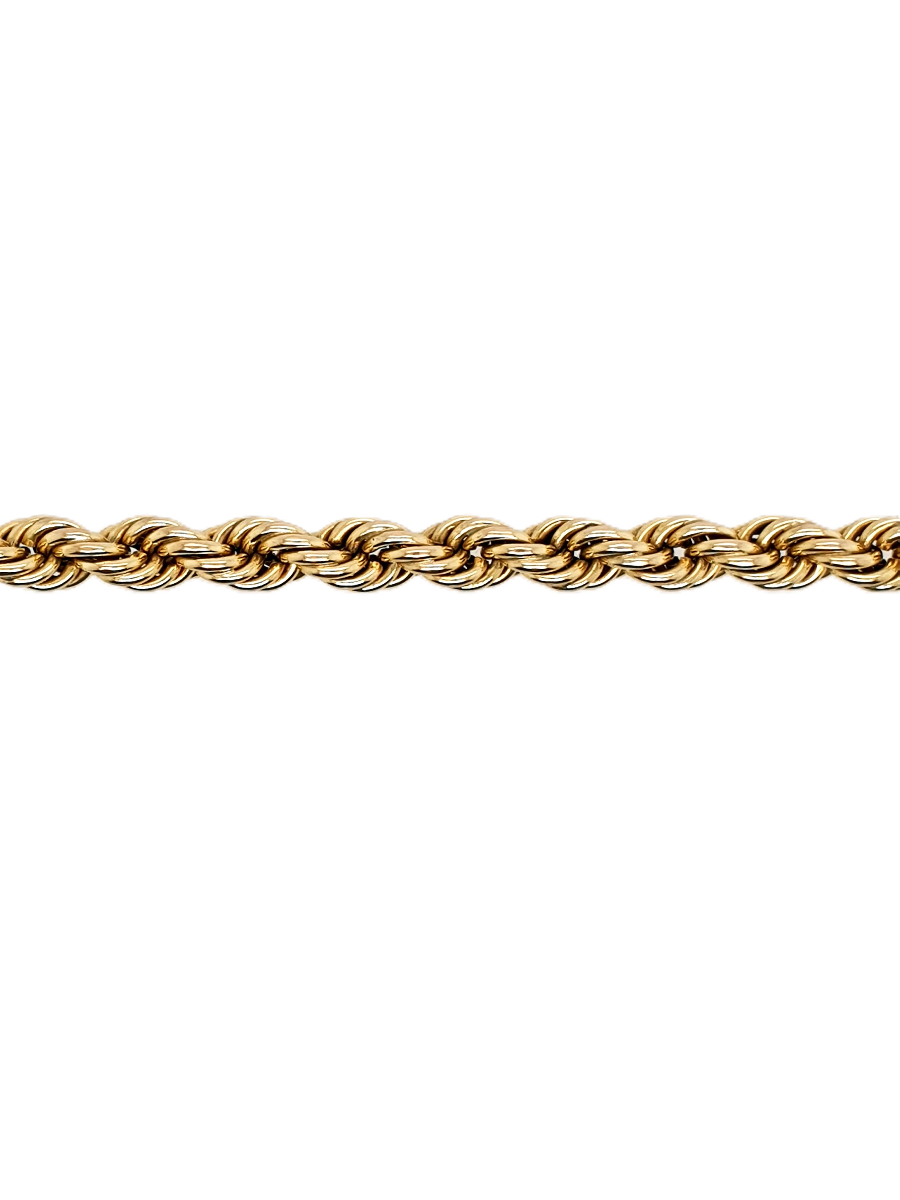 Kordelarmband 19cm 333/8kt