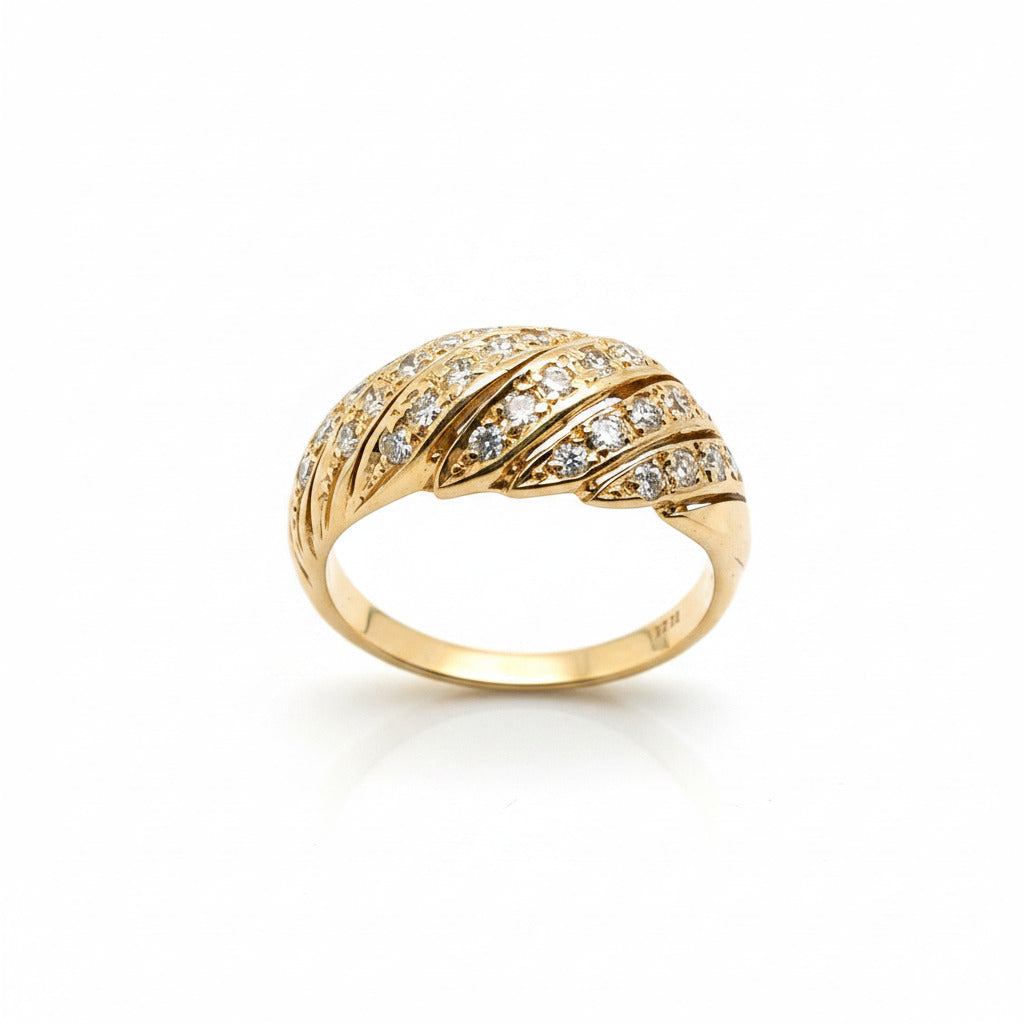 Brillant Gold Ring 585/14kt Gr.52